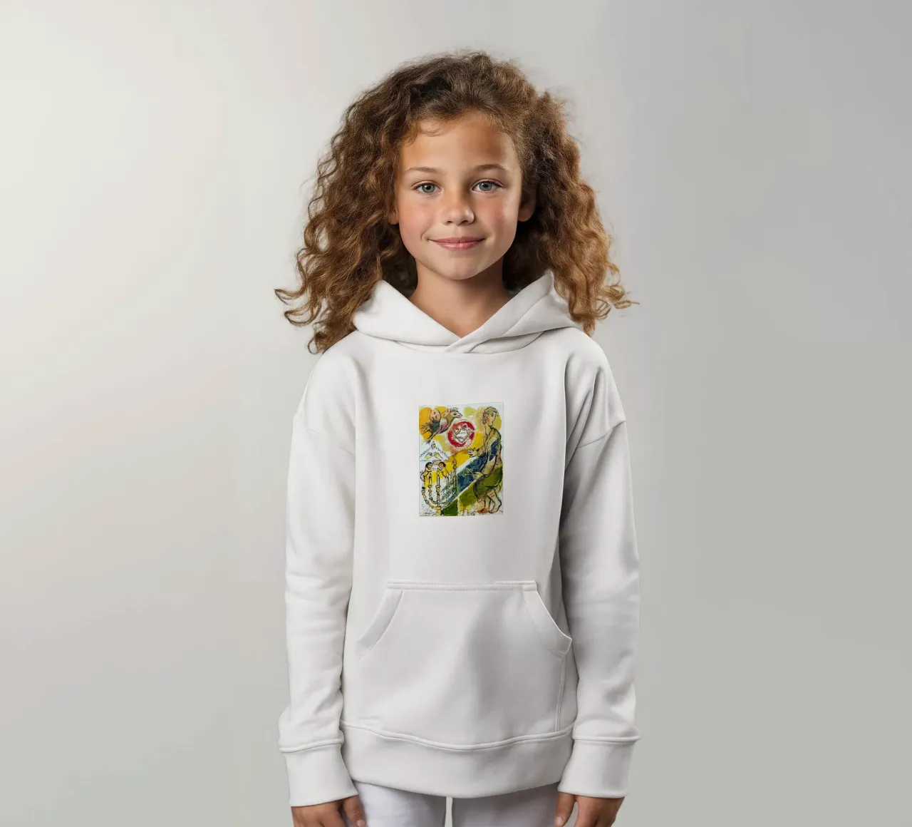 MARC CHAGALL Esodo - Stella di Davide felpa bambino con cappuccio da DuncanBennett shop