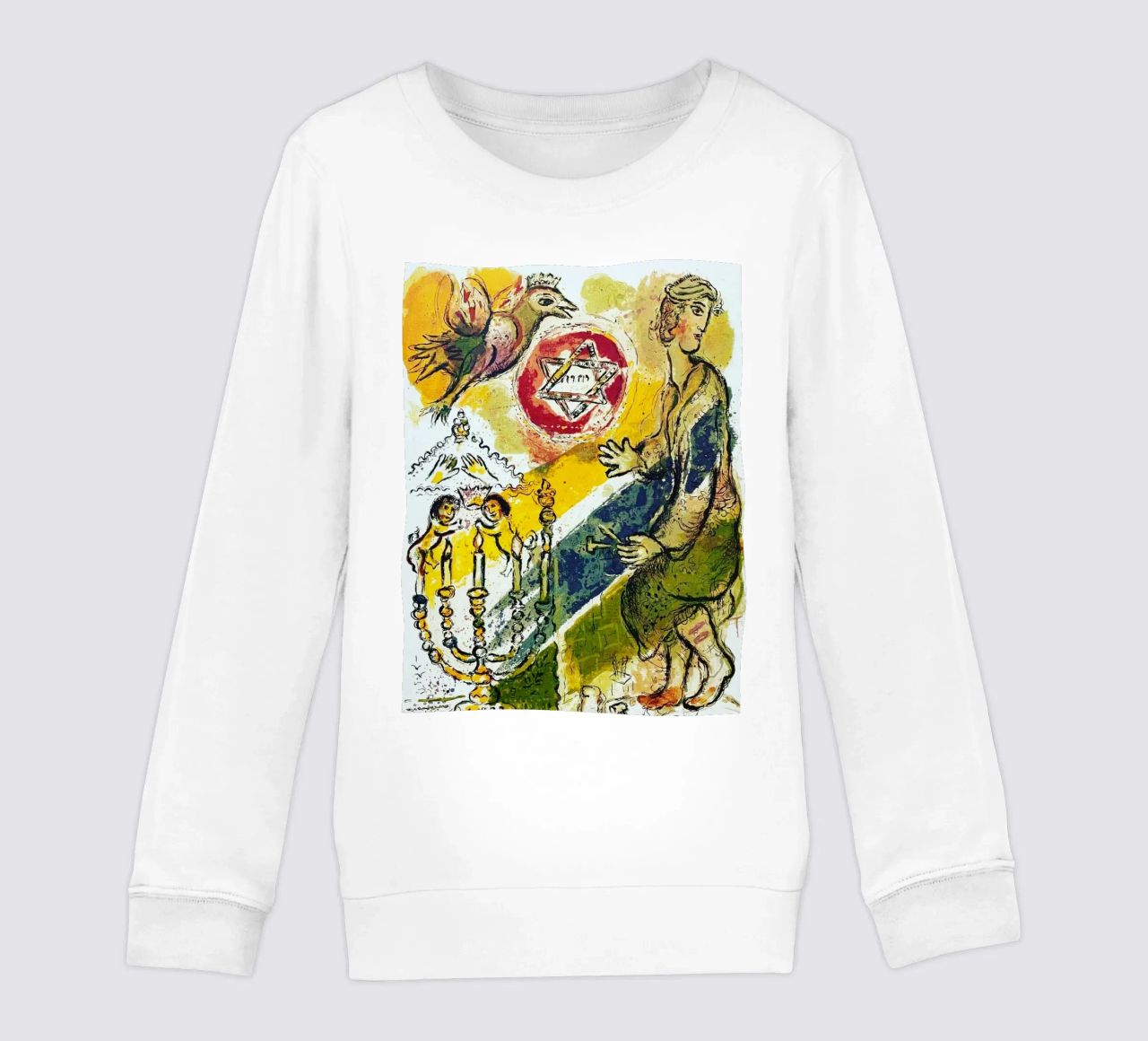 MARC CHAGALL Esodo - Stella di Davide felpa bambino da DuncanBennett shop
