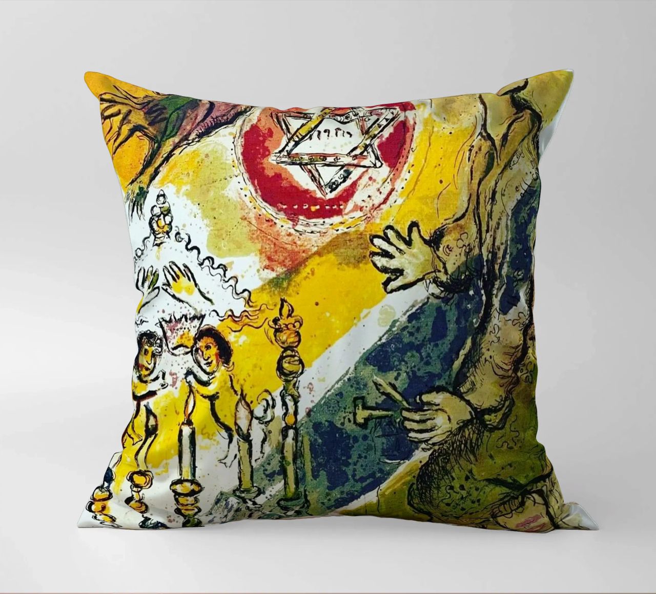 MARC CHAGALL Esodo - Stella di Davide cuscino da DuncanBennett shop