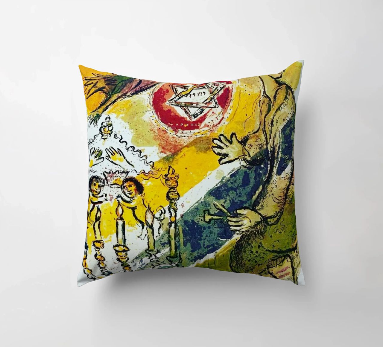 MARC CHAGALL Esodo - Stella di Davide cuscino da DuncanBennett shop
