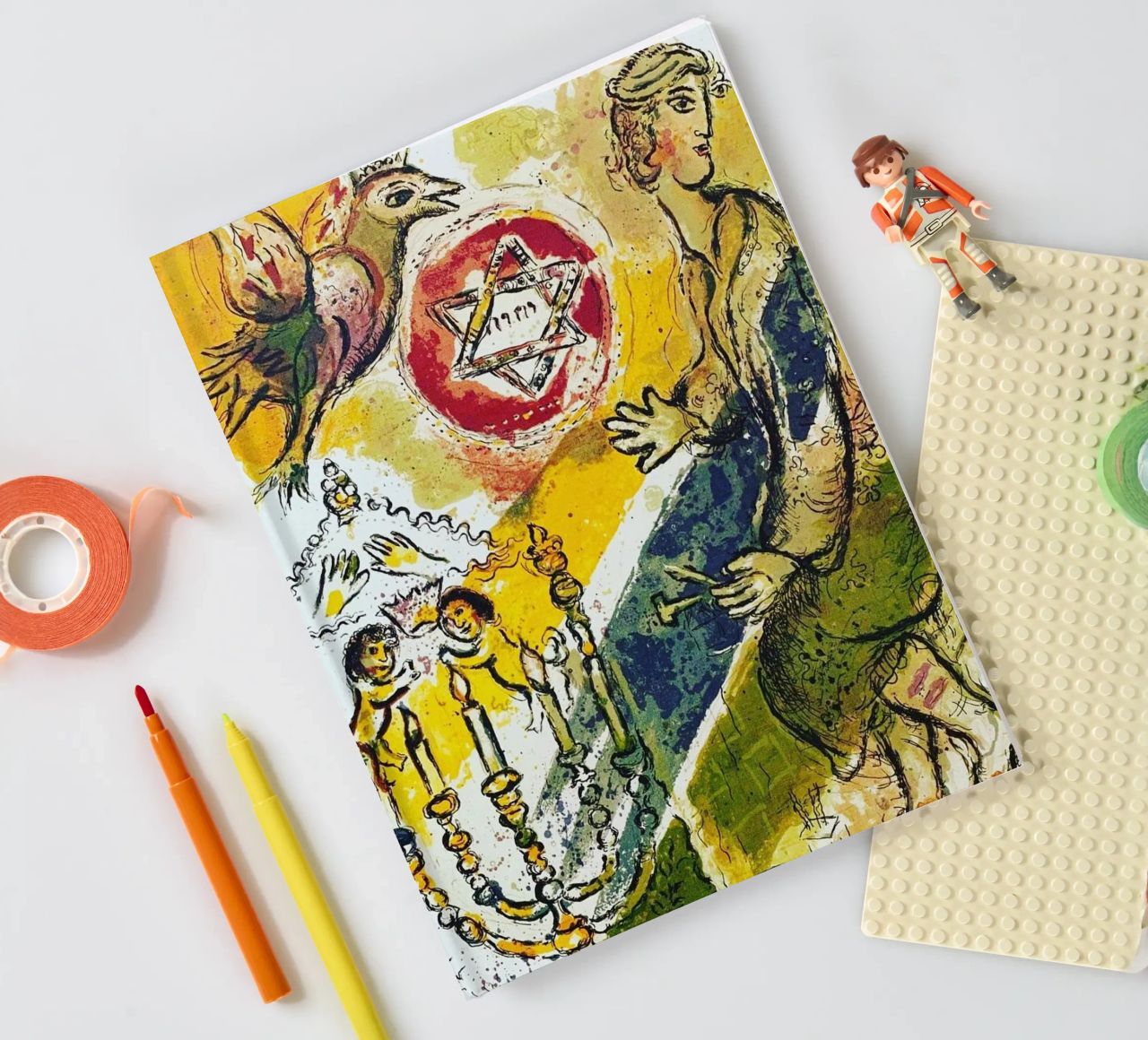 MARC CHAGALL Exodus - Étoile de David carnet de notes de DuncanBennett shop