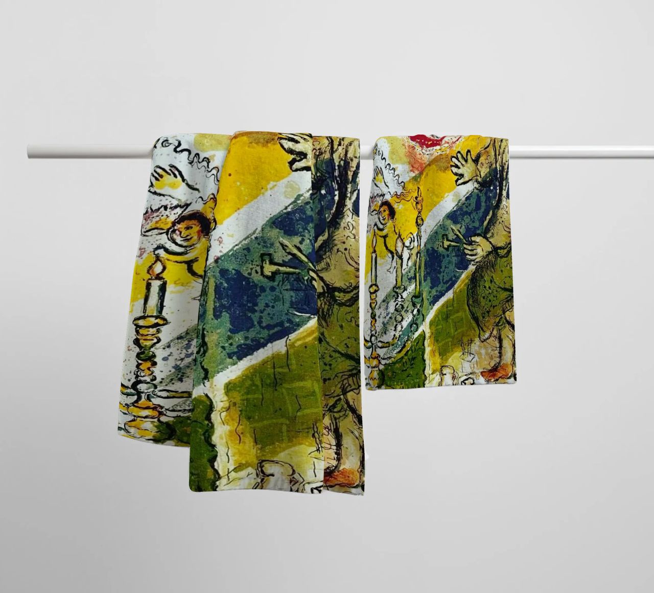 MARC CHAGALL Exodus - Étoile de David serviette de bain de DuncanBennett shop