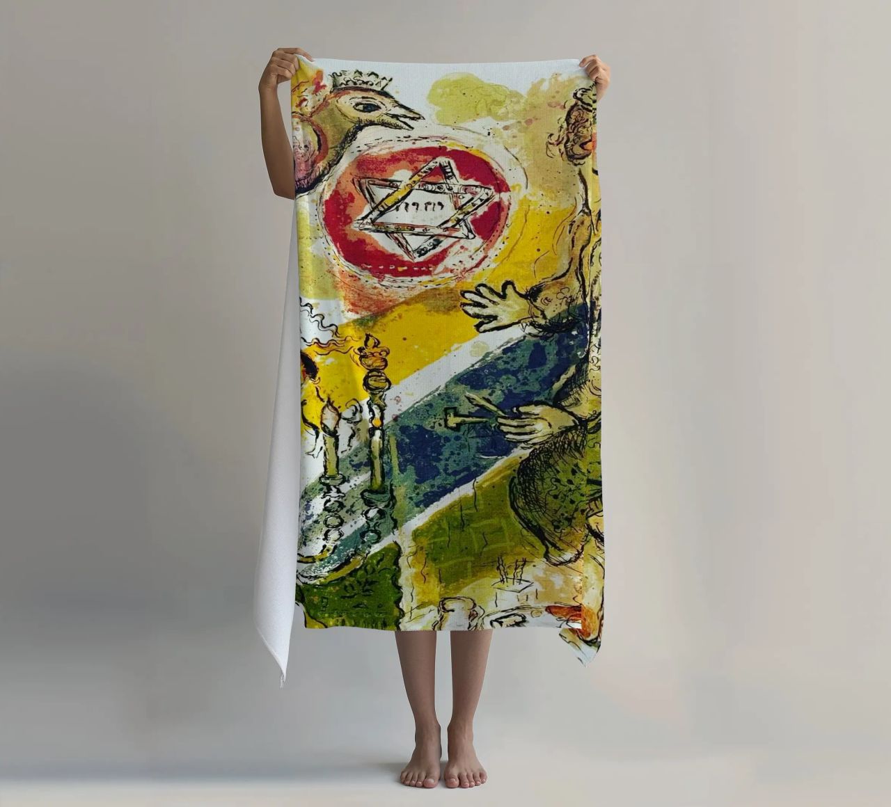 MARC CHAGALL Esodo - Stella di Davide telo mare da DuncanBennett shop