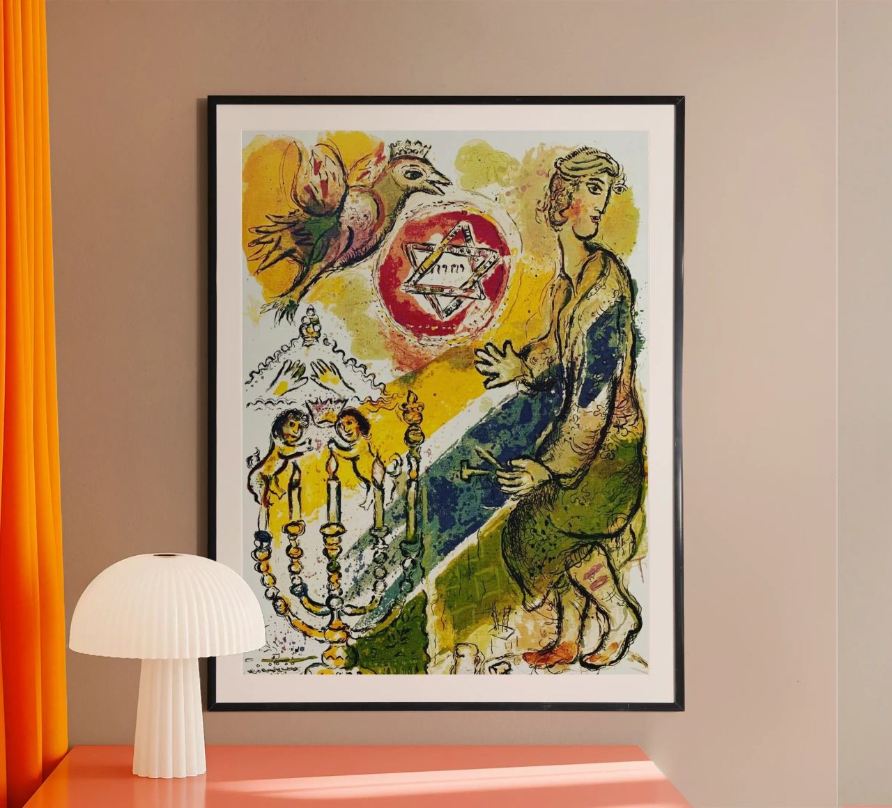 MARC CHAGALL Exodus - Étoile de David hahnemühle de DuncanBennett shop
