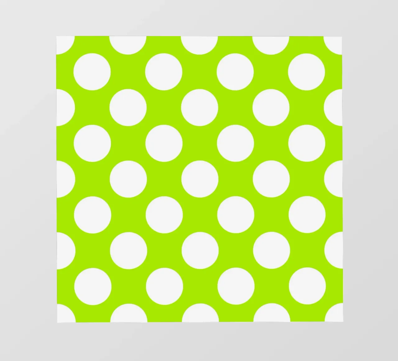 Pois in verde lime pellicola backlit da Happy Littles