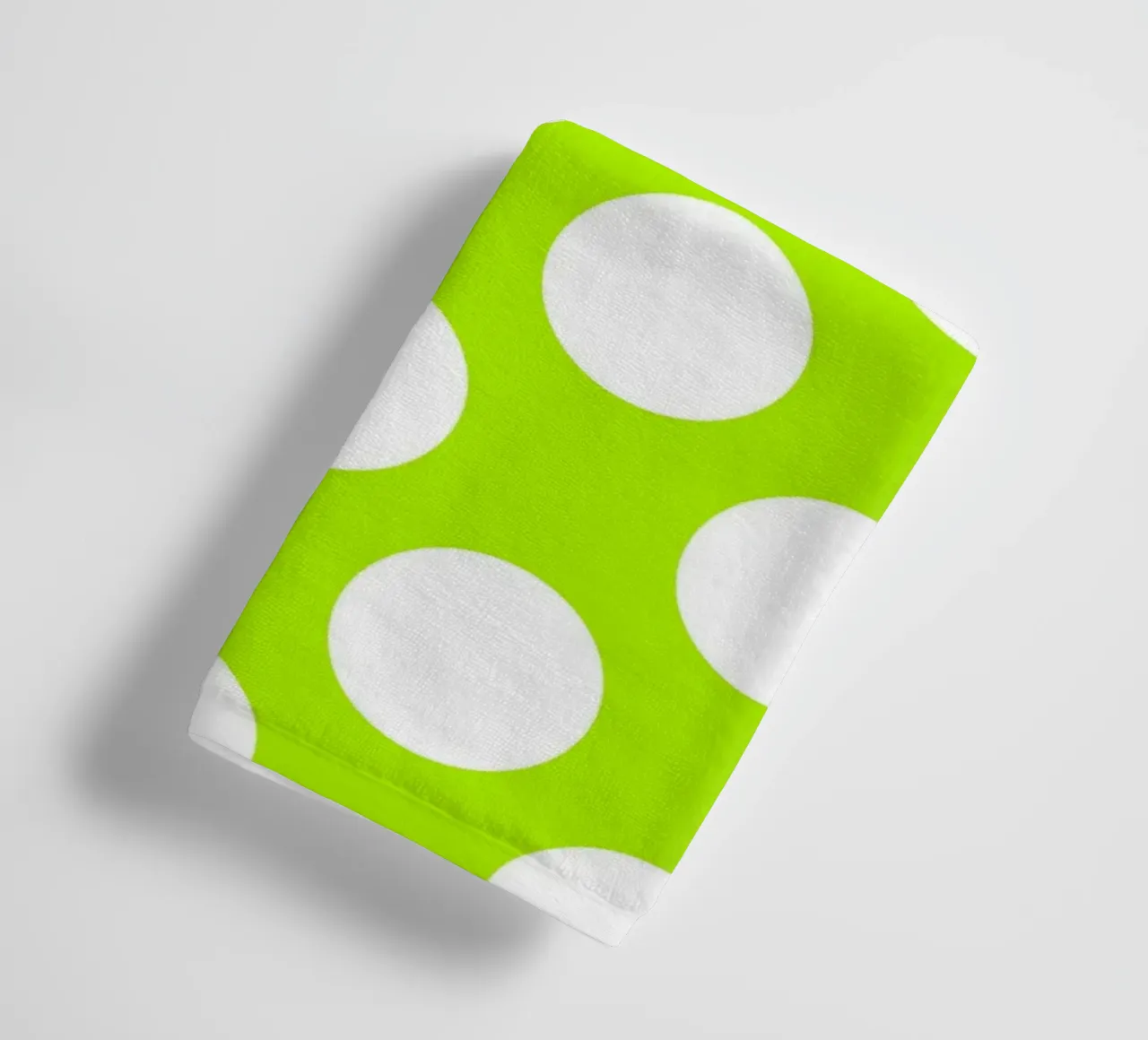 Pois in verde lime asciugamano da bagno da Happy Littles