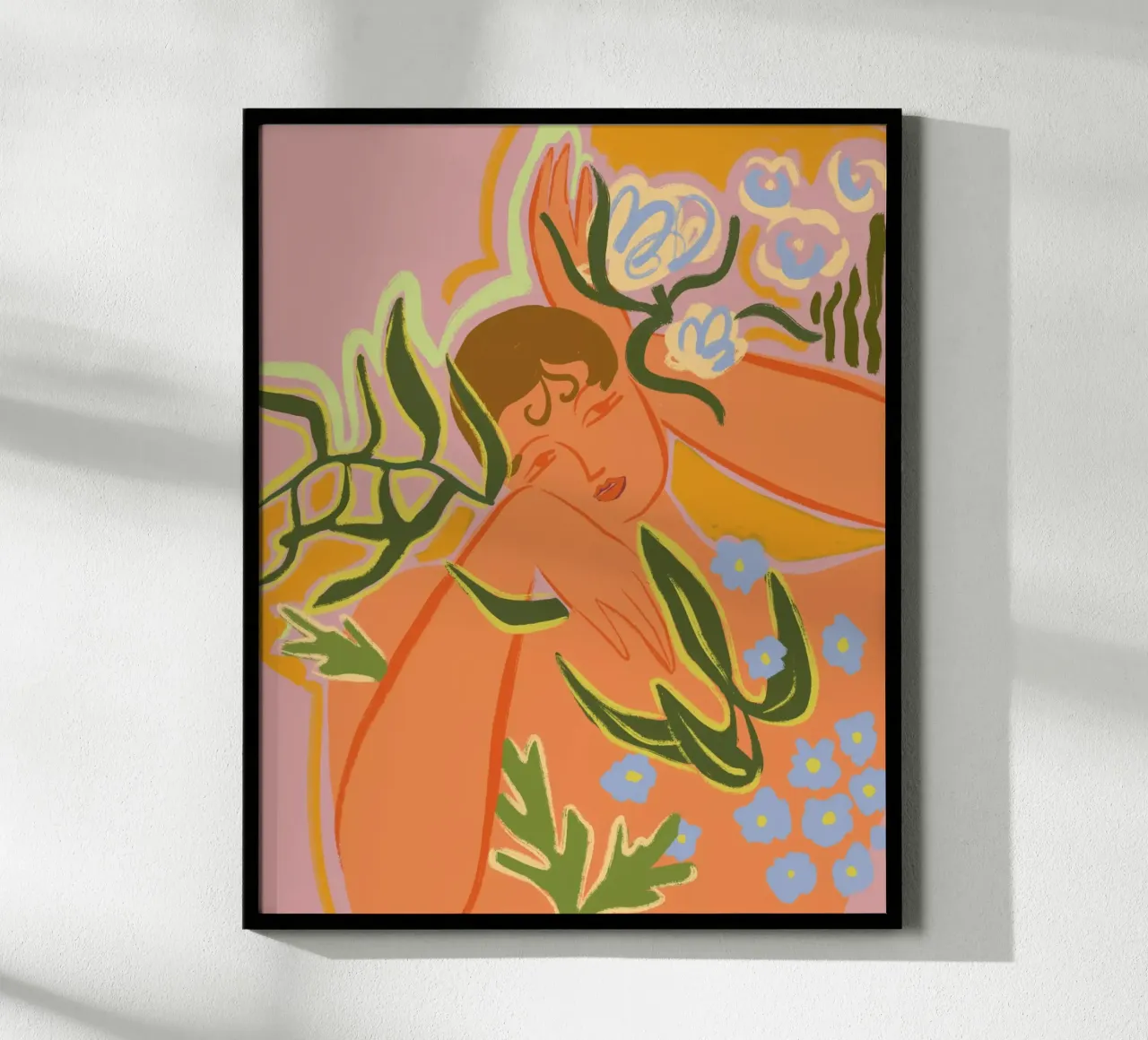 Selflove poster con telaio in alluminio da Arty Guava