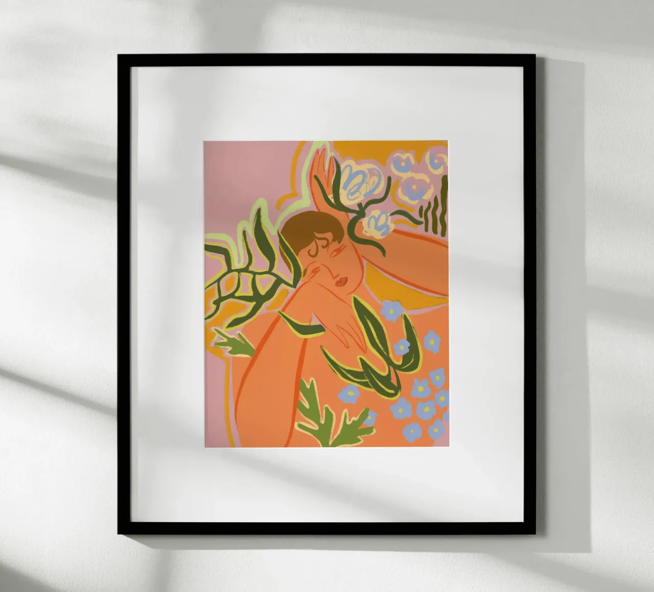 Selflove poster con telaio in alluminio da Arty Guava