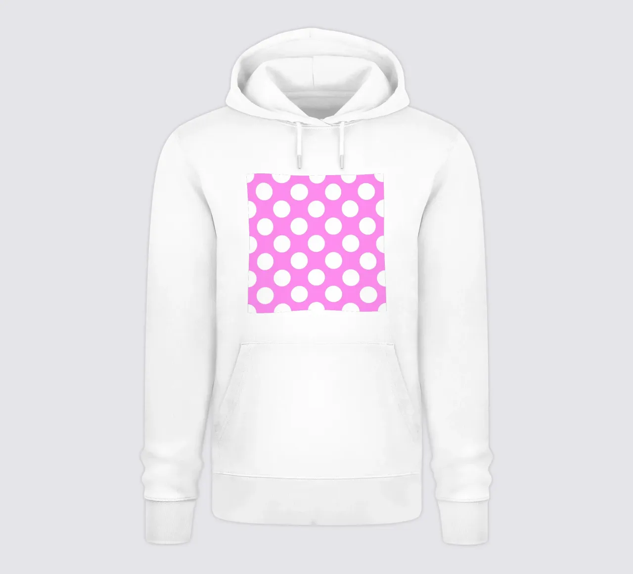 Pois rosa felpa con cappuccio da Happy Littles