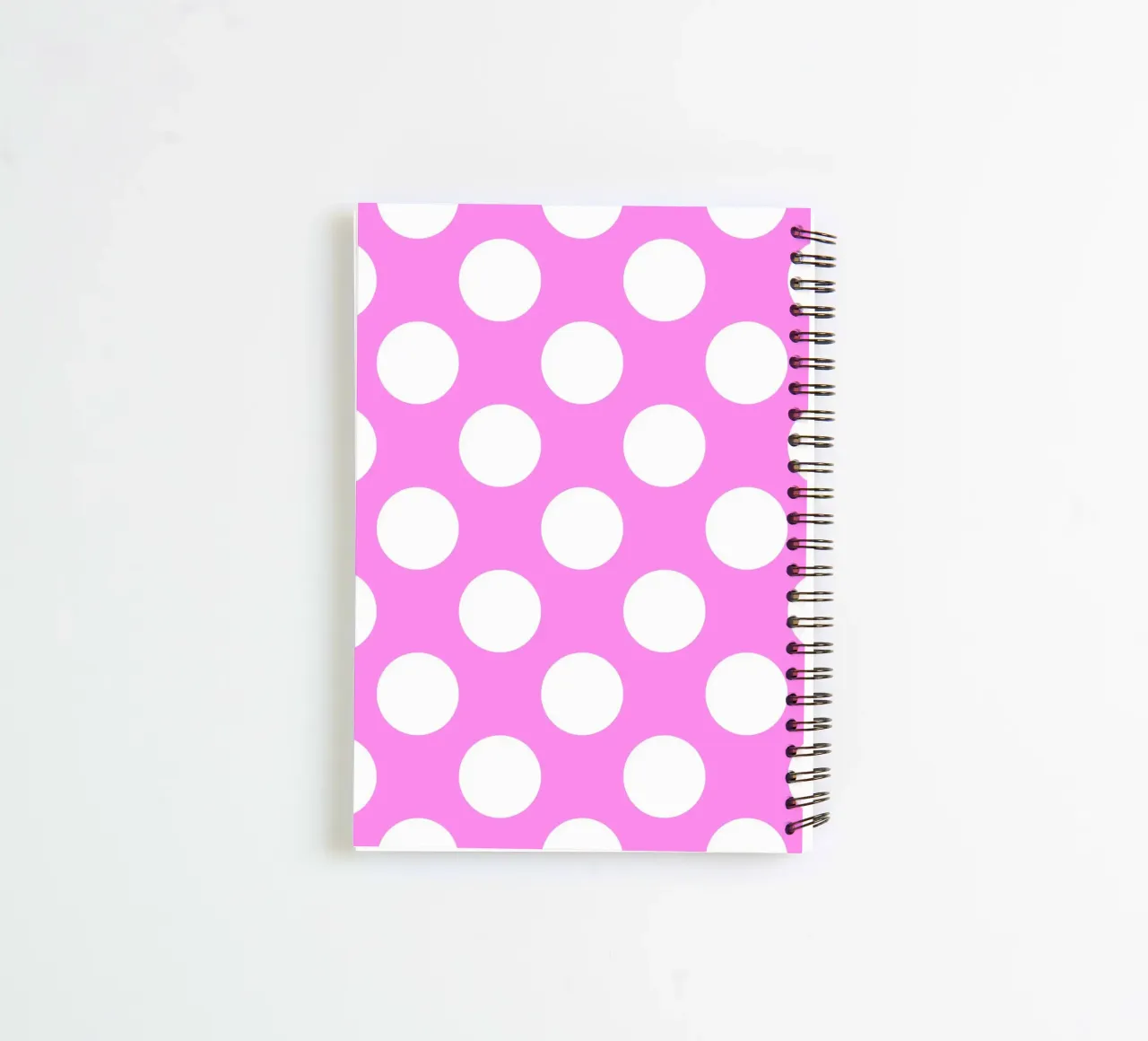 Roze stippen notitieboek met spiraal van Happy Littles