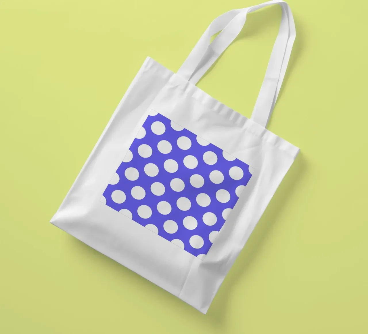 Polka Dots in Purple tote bag by Happy Littles