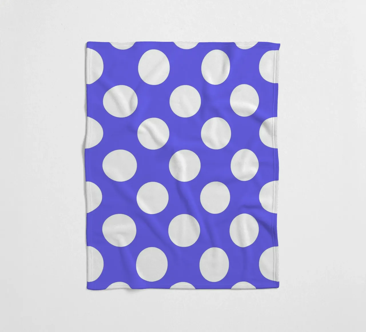 Polka Dots in Violett Fleecedecke von Happy Littles