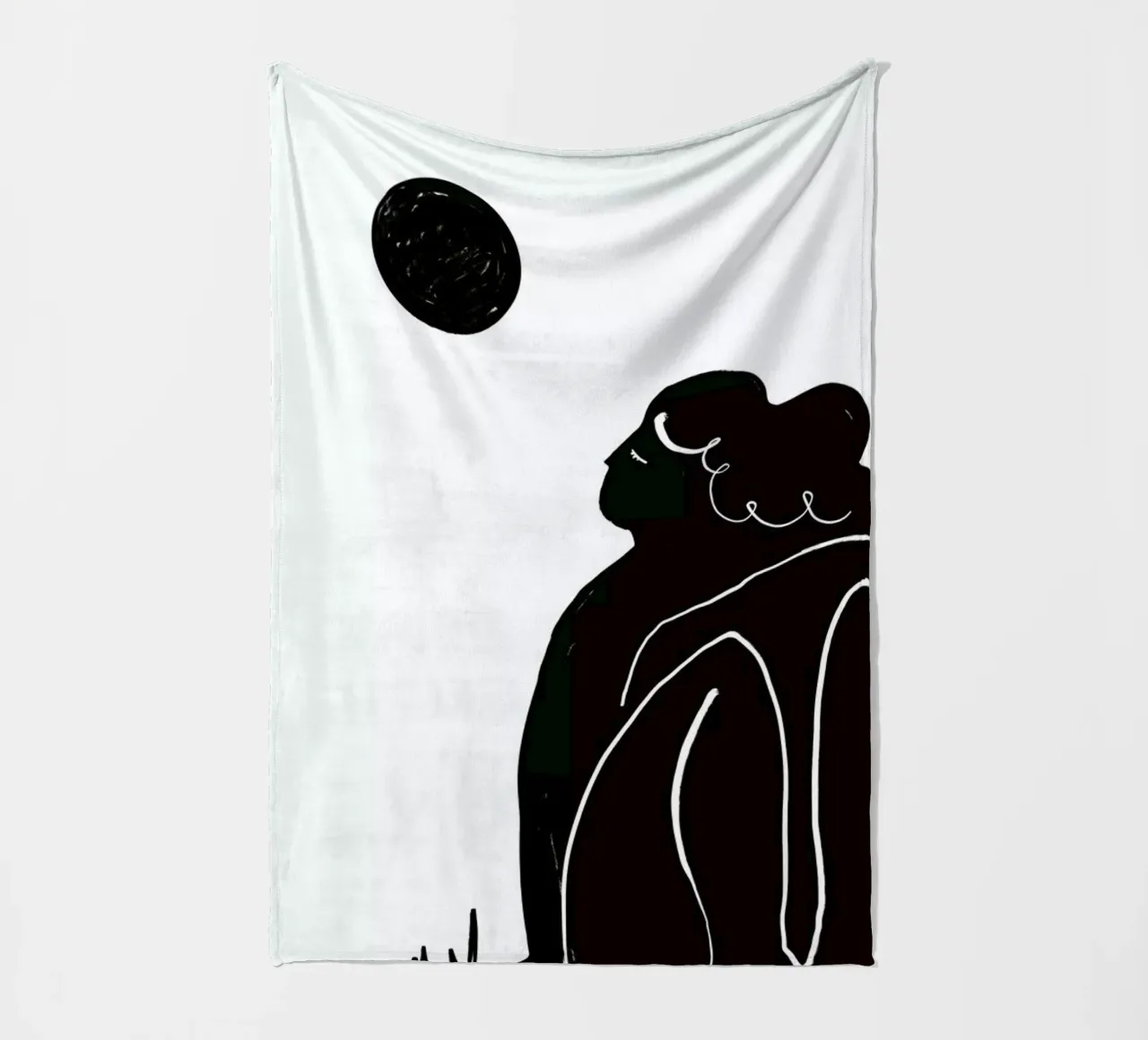 Moon Meditation coperta in pile da Graphite