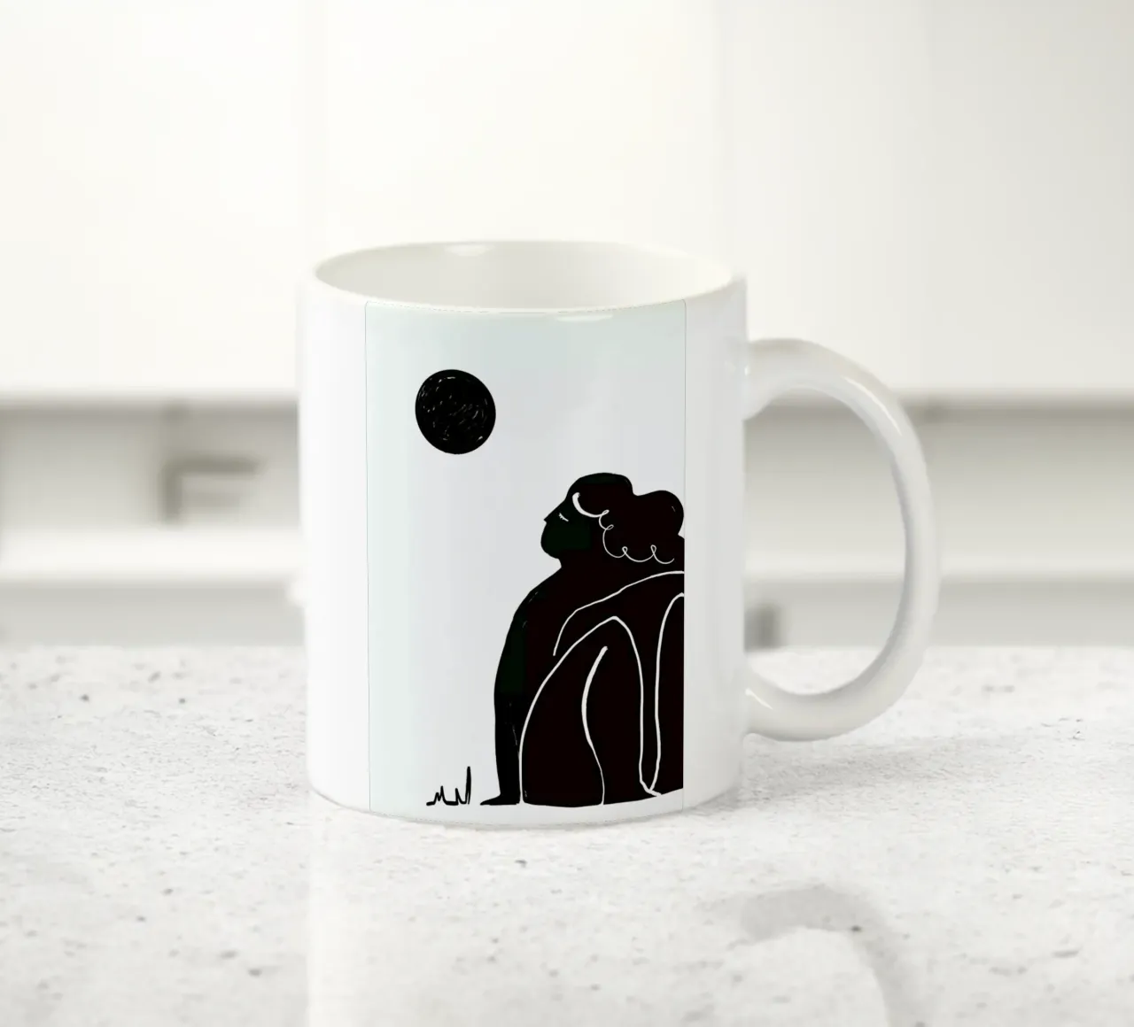 Moon Meditation tazza in ceramica da Graphite