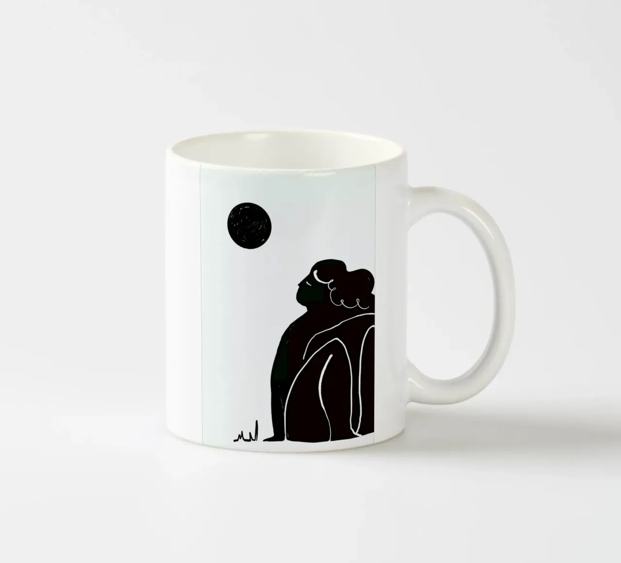 Moon Meditation tazza in ceramica da Graphite