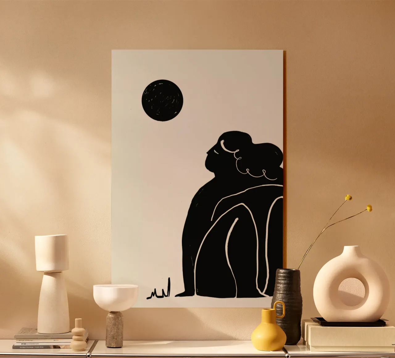 Moon Meditation plexiglass da Graphite