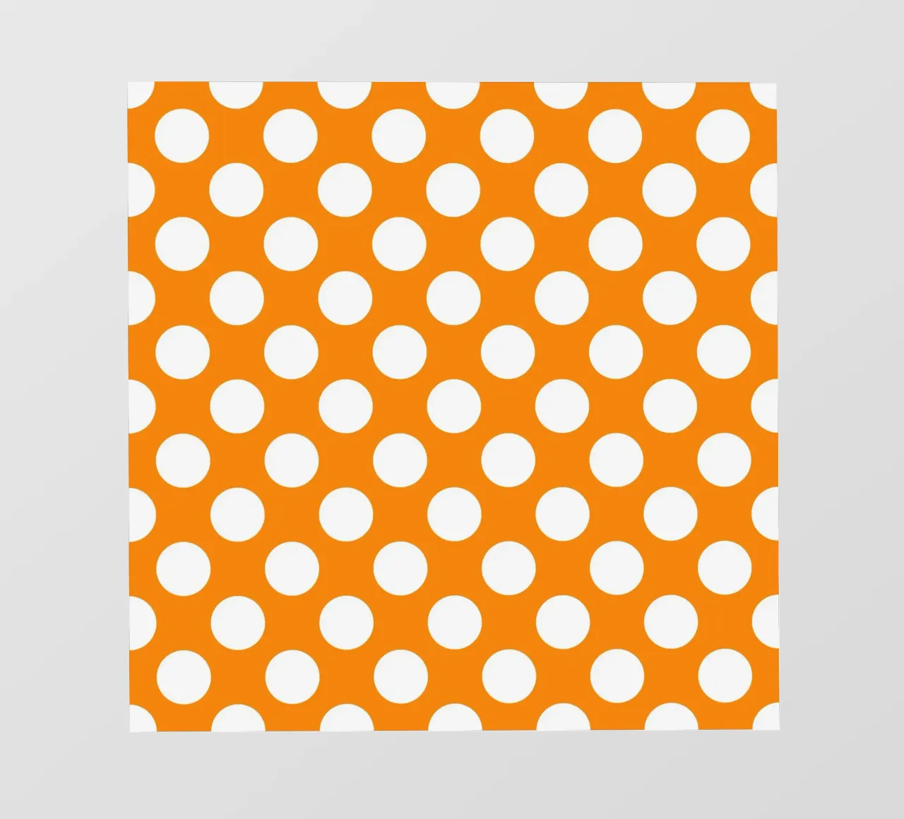 Polka Dots in Tangerine Fototapete von Happy Littles