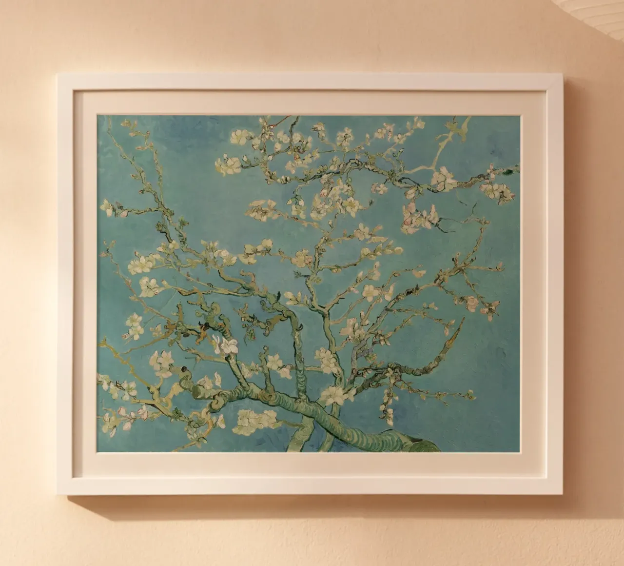 Vincent van Gogh Mandorli in fiore 1890 poster con telaio in alluminio da 50 masterpieces