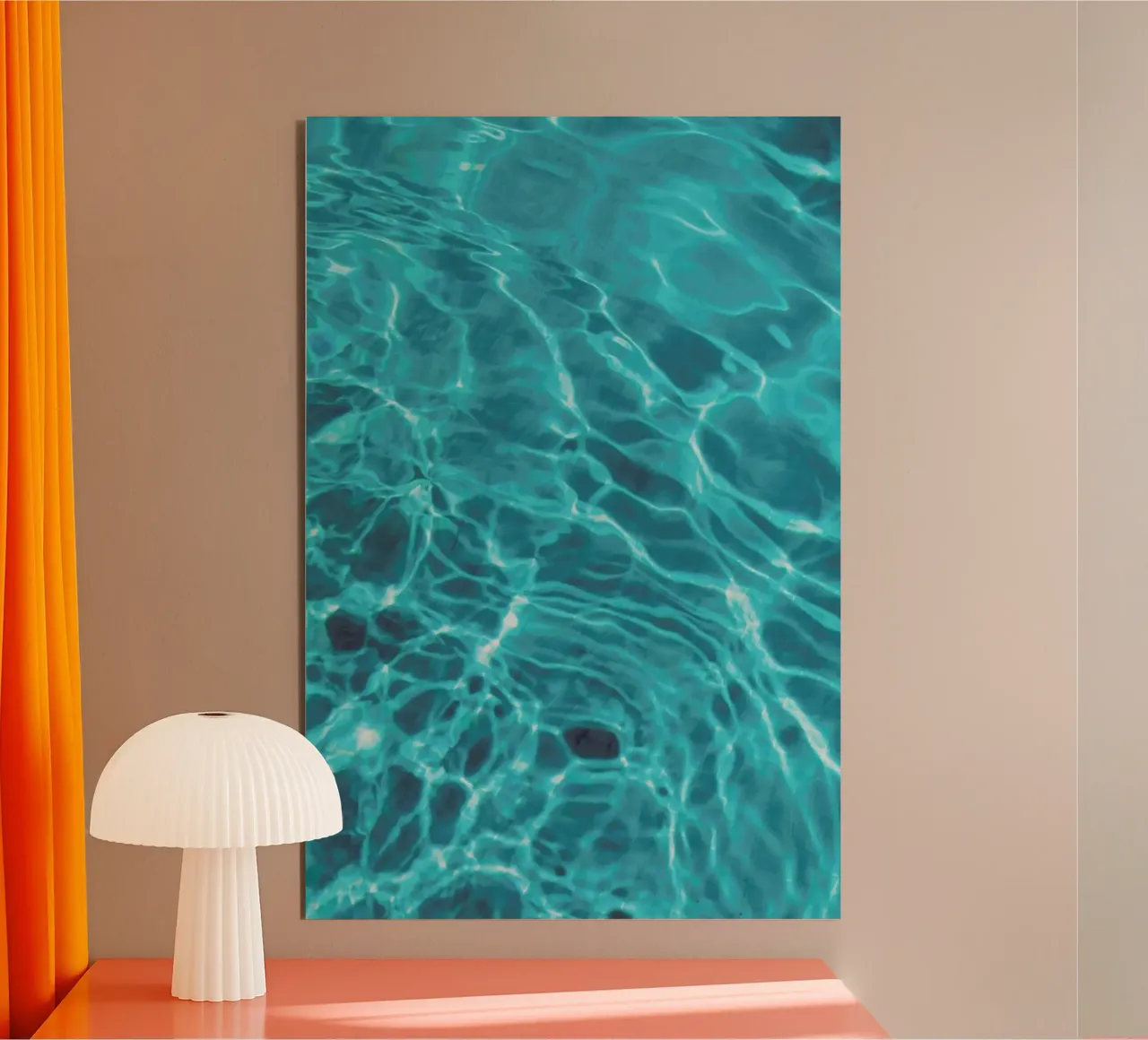 Pool In Summer alluminio dibond da Sebastian Hilgetag