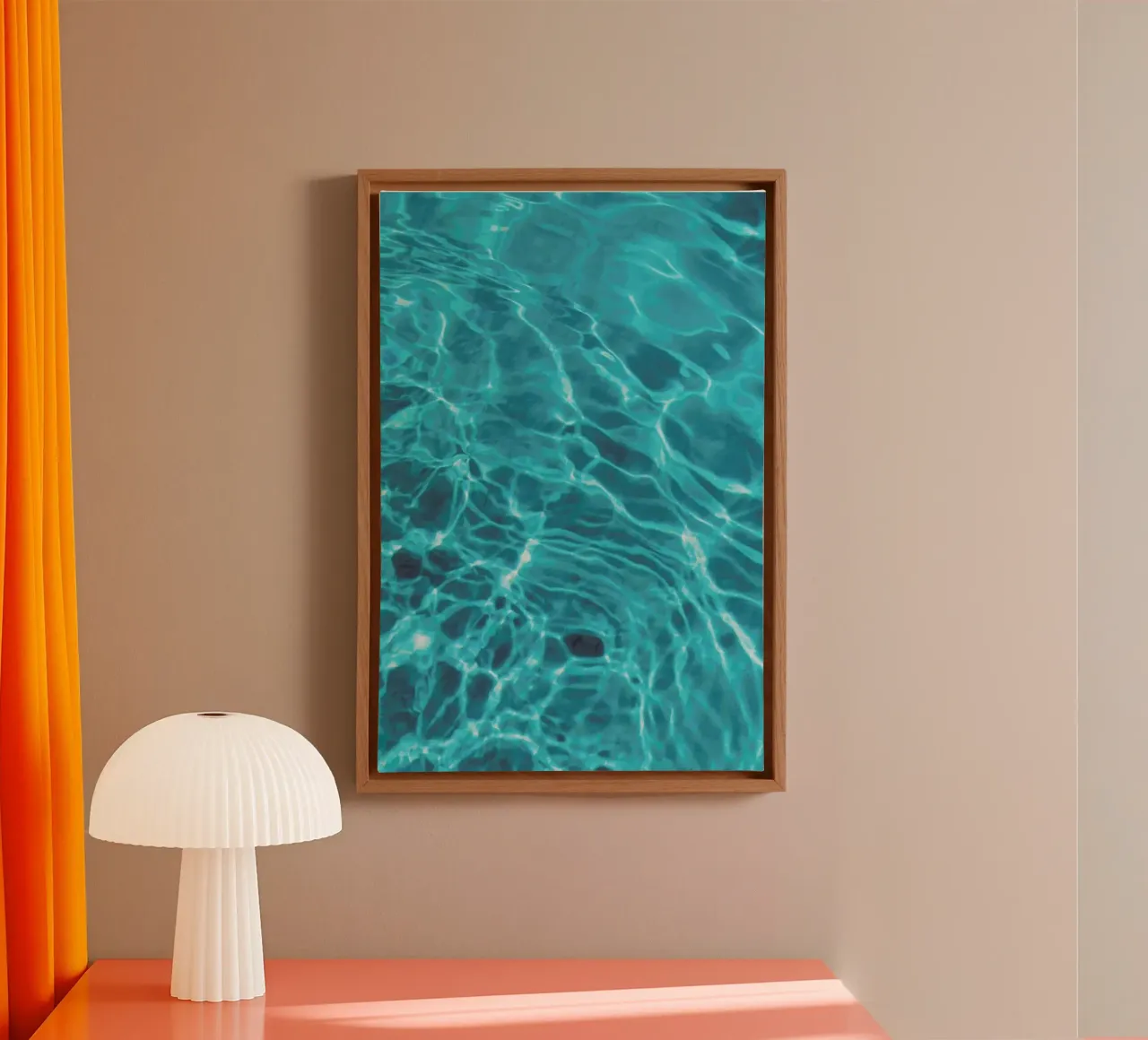 Pool In Summer canvas by Sebastian Hilgetag