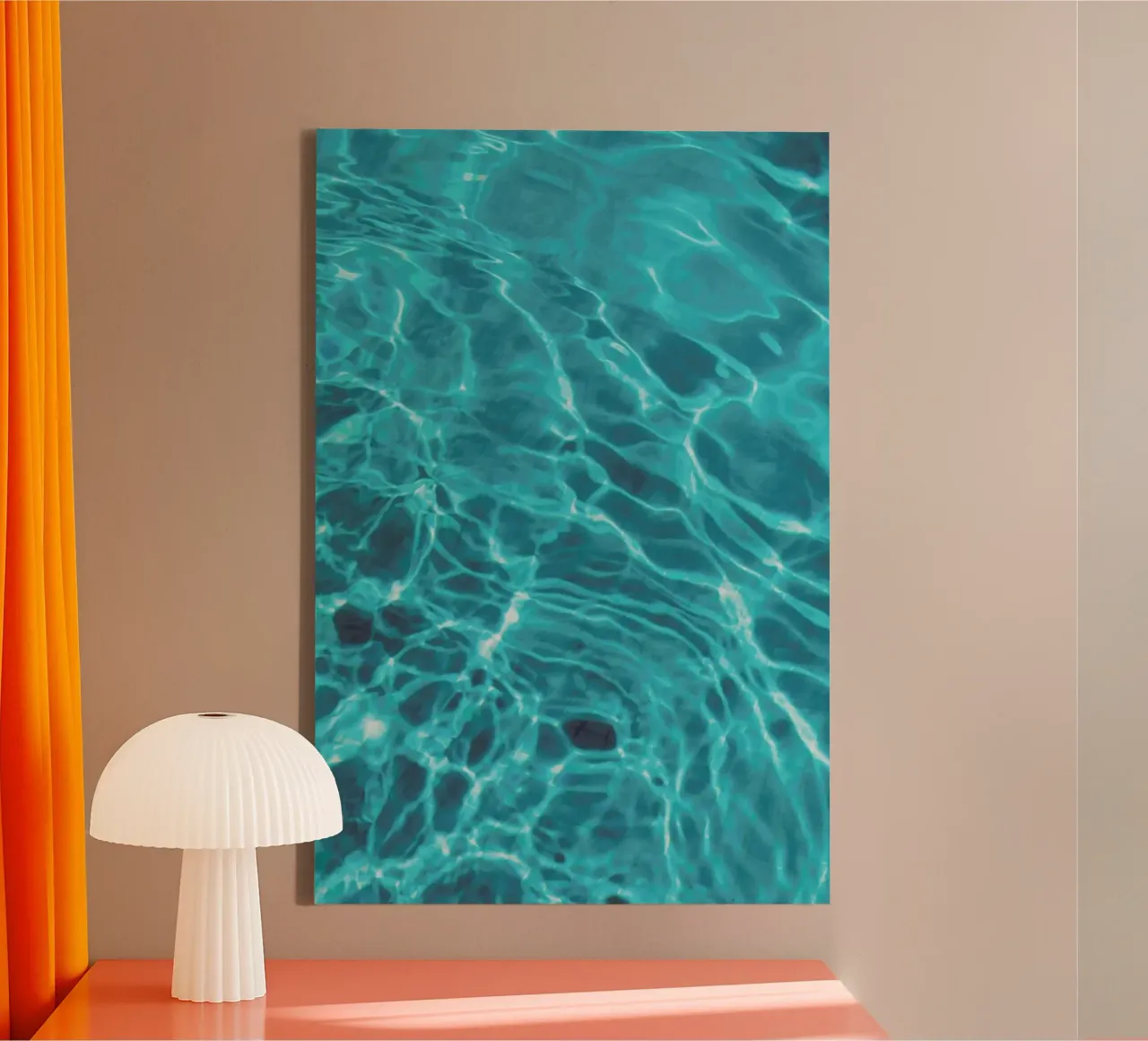 Pool In Summer canvas by Sebastian Hilgetag
