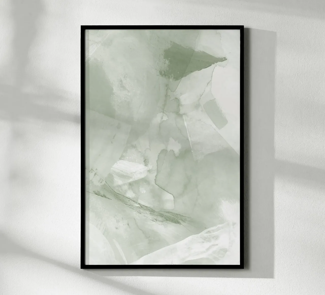 Pennellate di verde 5 carta hahnemühle da NouveauPrints