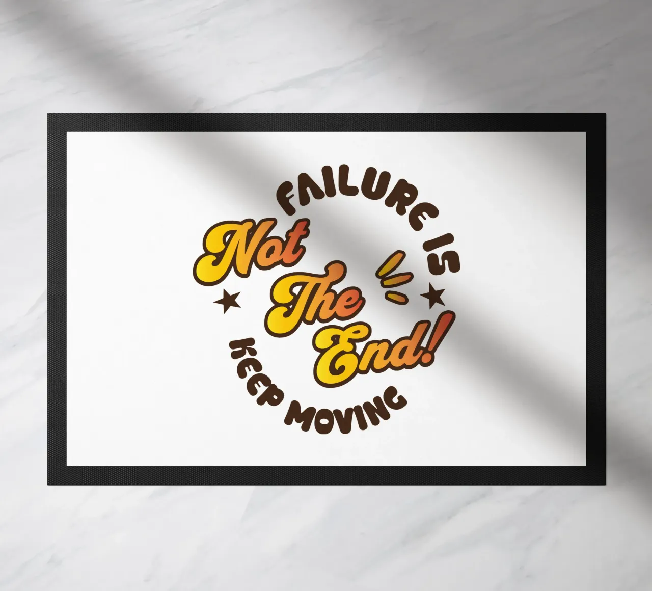 Il fallimento non è la fine - Continuate a muovervi zerbino da Gunawan Rb