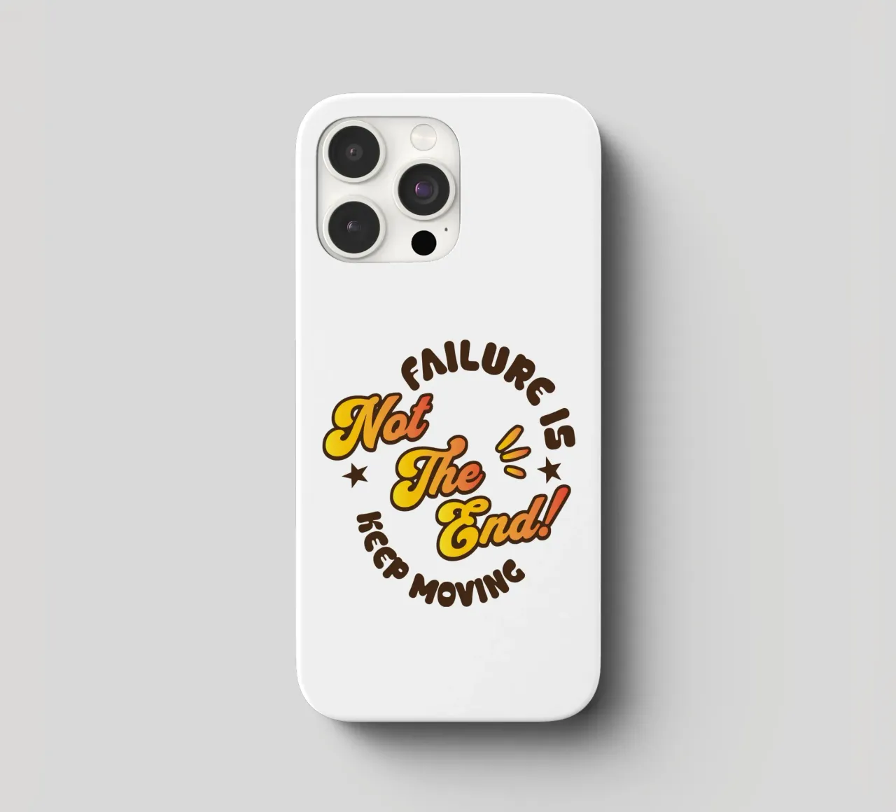 L'échec n'est pas la fin - Continuez à avancer coque iphone de Gunawan Rb