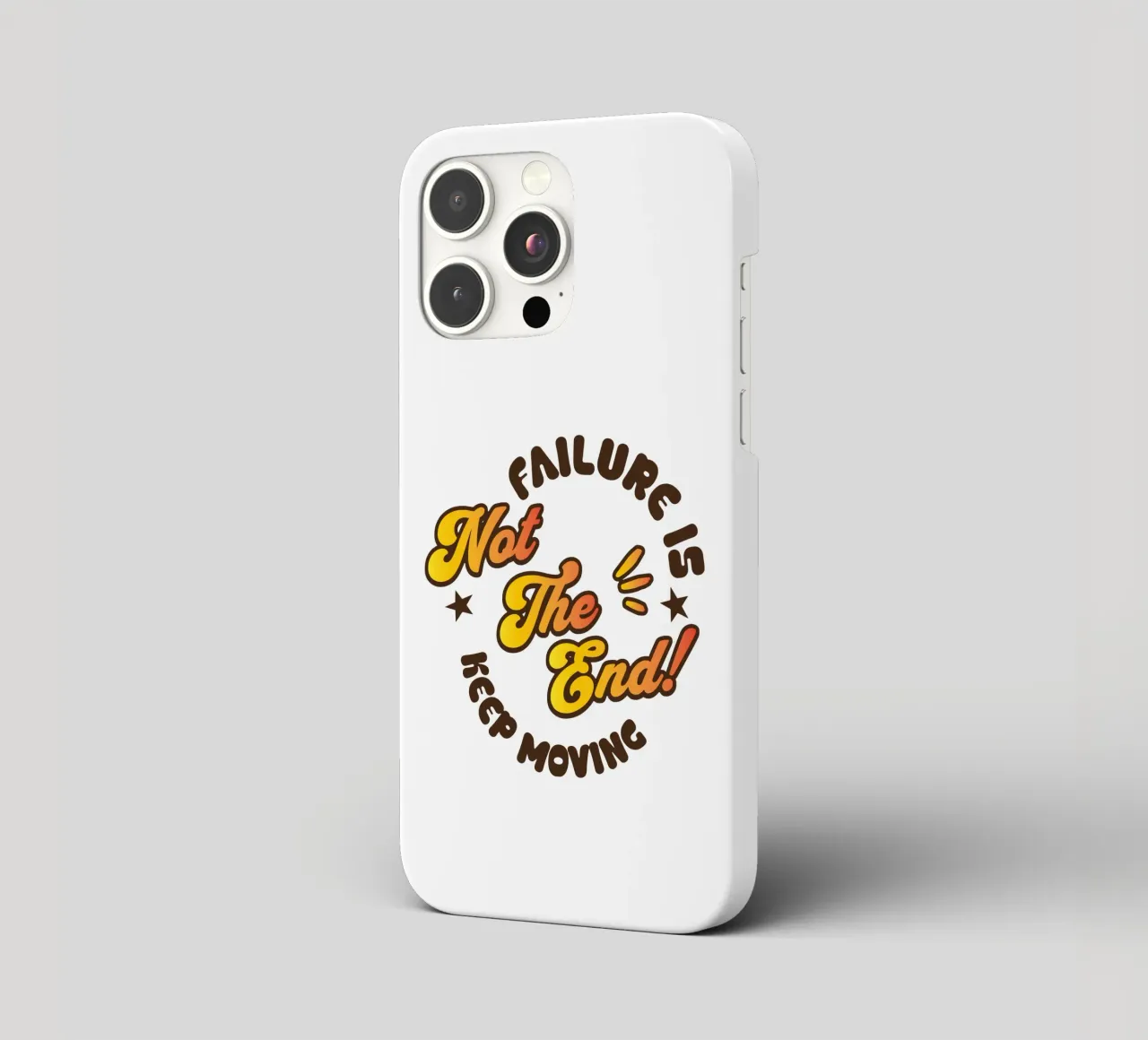 L'échec n'est pas la fin - Continuez à avancer coque iphone de Gunawan Rb