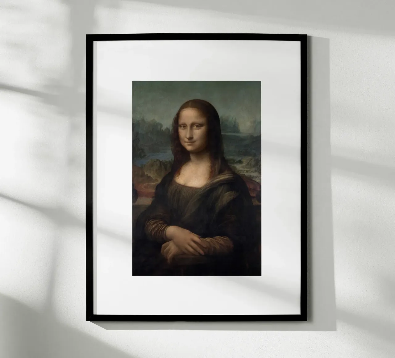 Leonardo da Vinci La Gioconda poster da 50 masterpieces