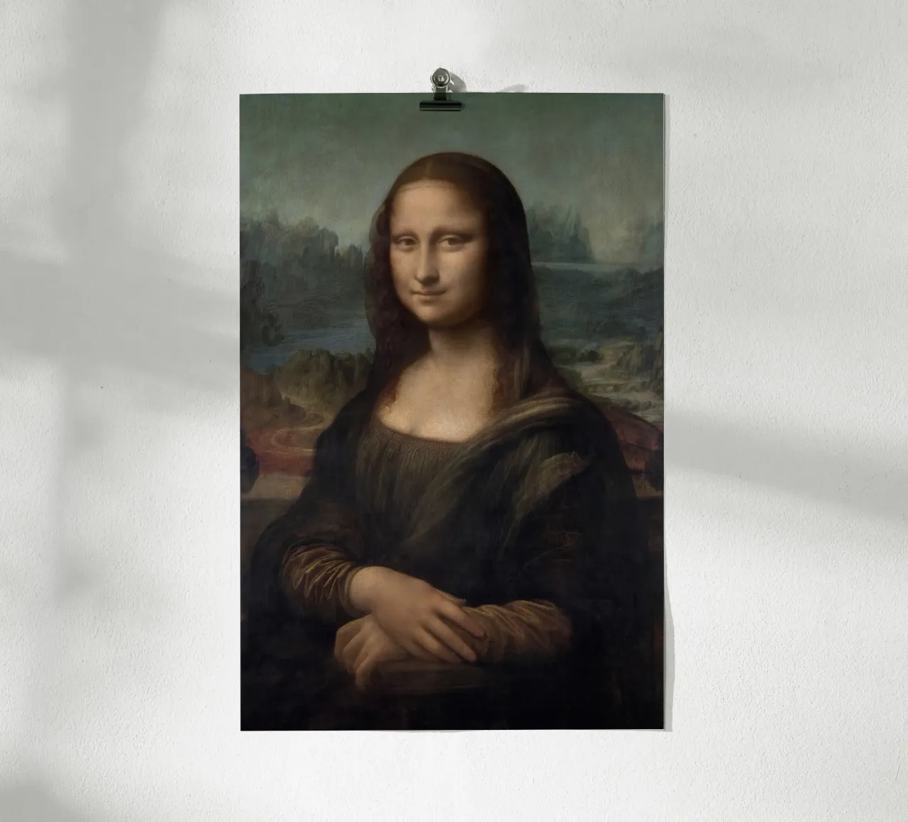 Leonardo da Vinci La Gioconda poster da 50 masterpieces