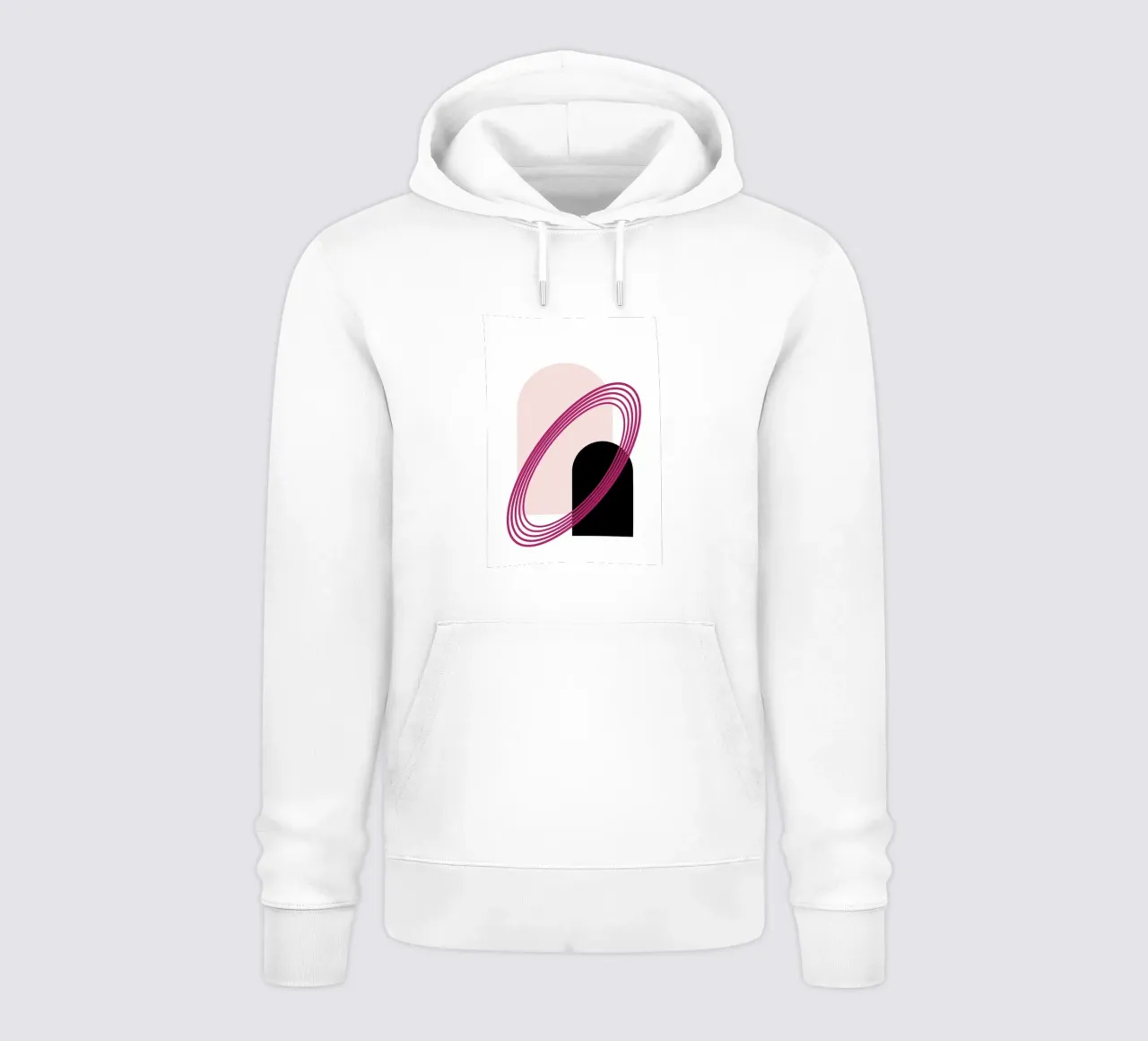 Abstract Archway Serenity - Modern Minimalist Geometric Art hoodie by NorwesClub