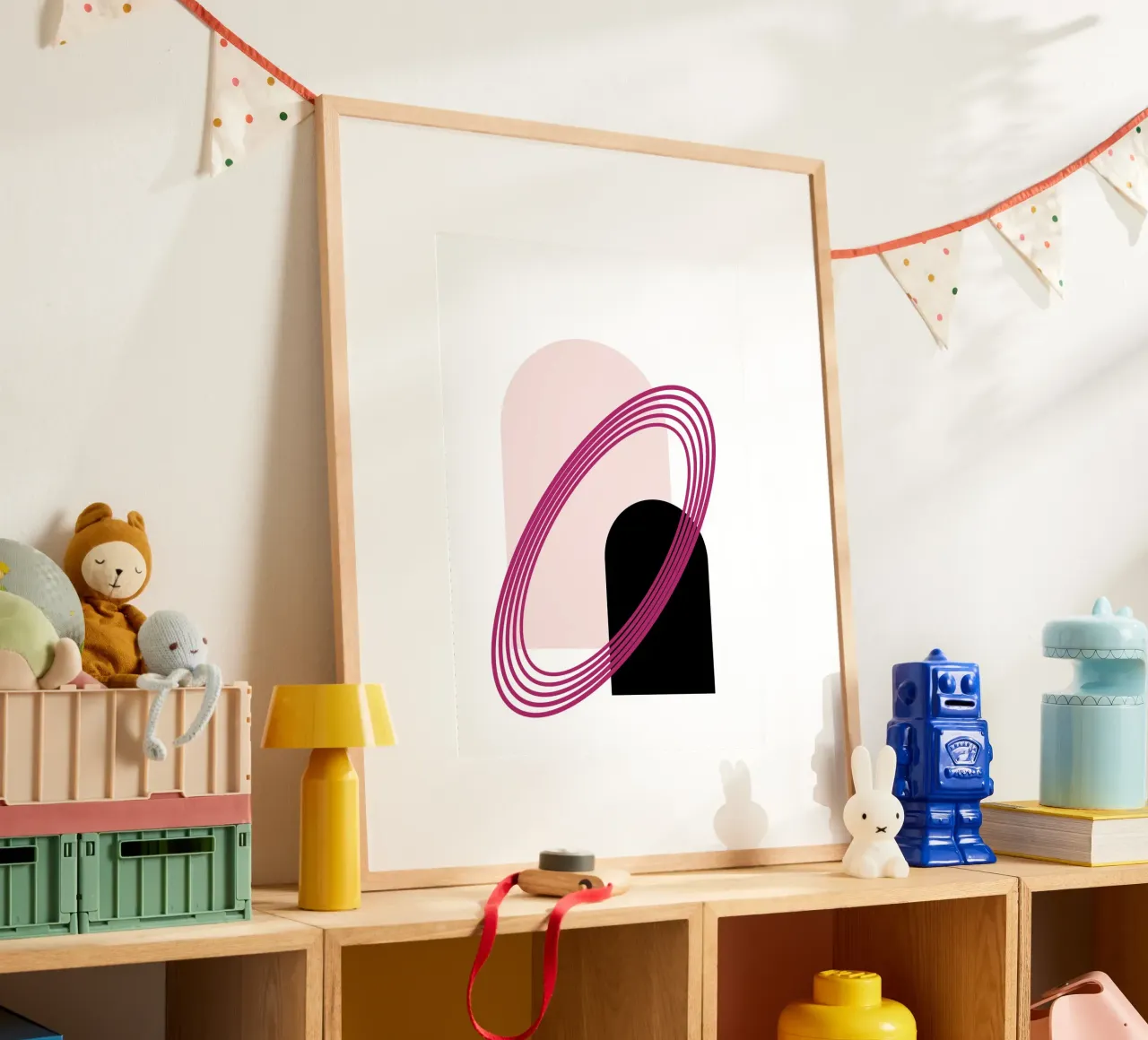 Abstract Archway Serenity - Modern Minimalist Geometric Art hahnemühle by NorwesClub