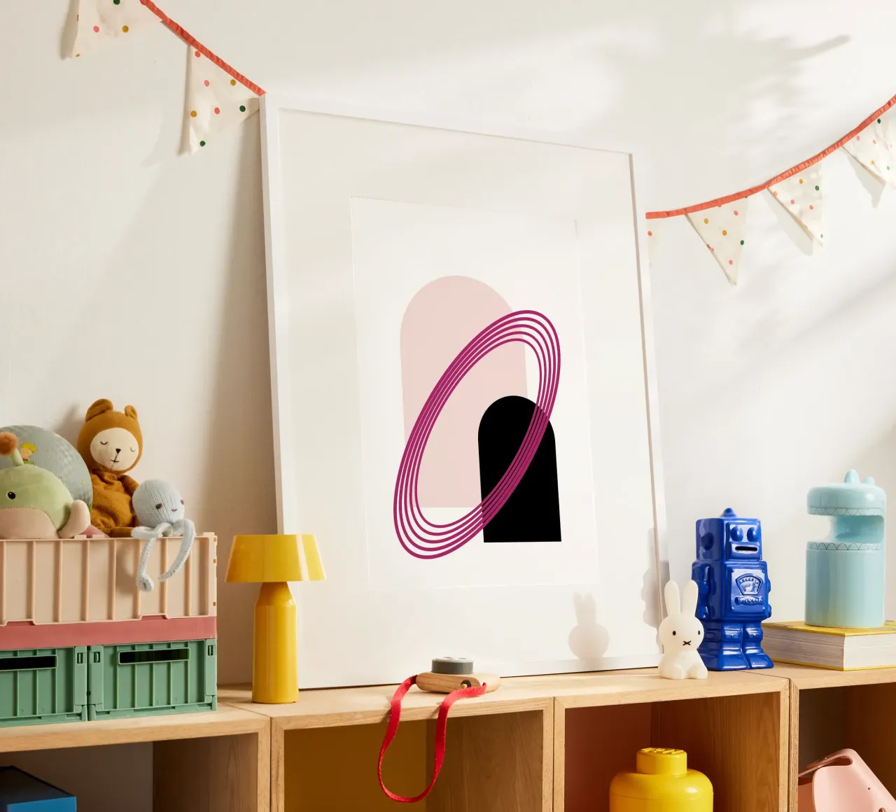 Abstract Archway Serenity - Modern Minimalist Geometric Art hahnemühle by NorwesClub