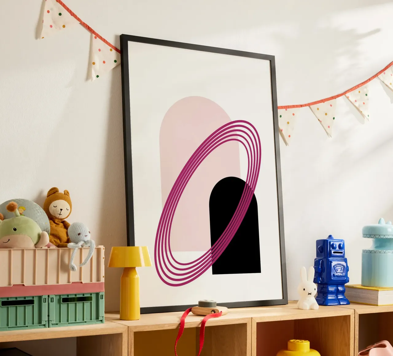 Abstract Archway Serenity - Modern Minimalist Geometric Art hahnemühle by NorwesClub