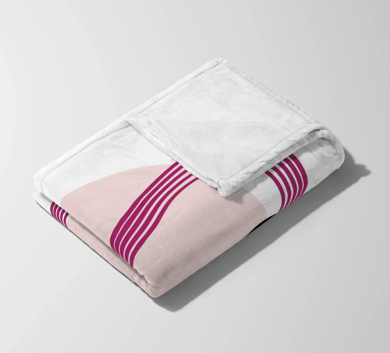 Abstract Archway Serenity - Modern Minimalist Geometric Art fleece blanket by NorwesClub