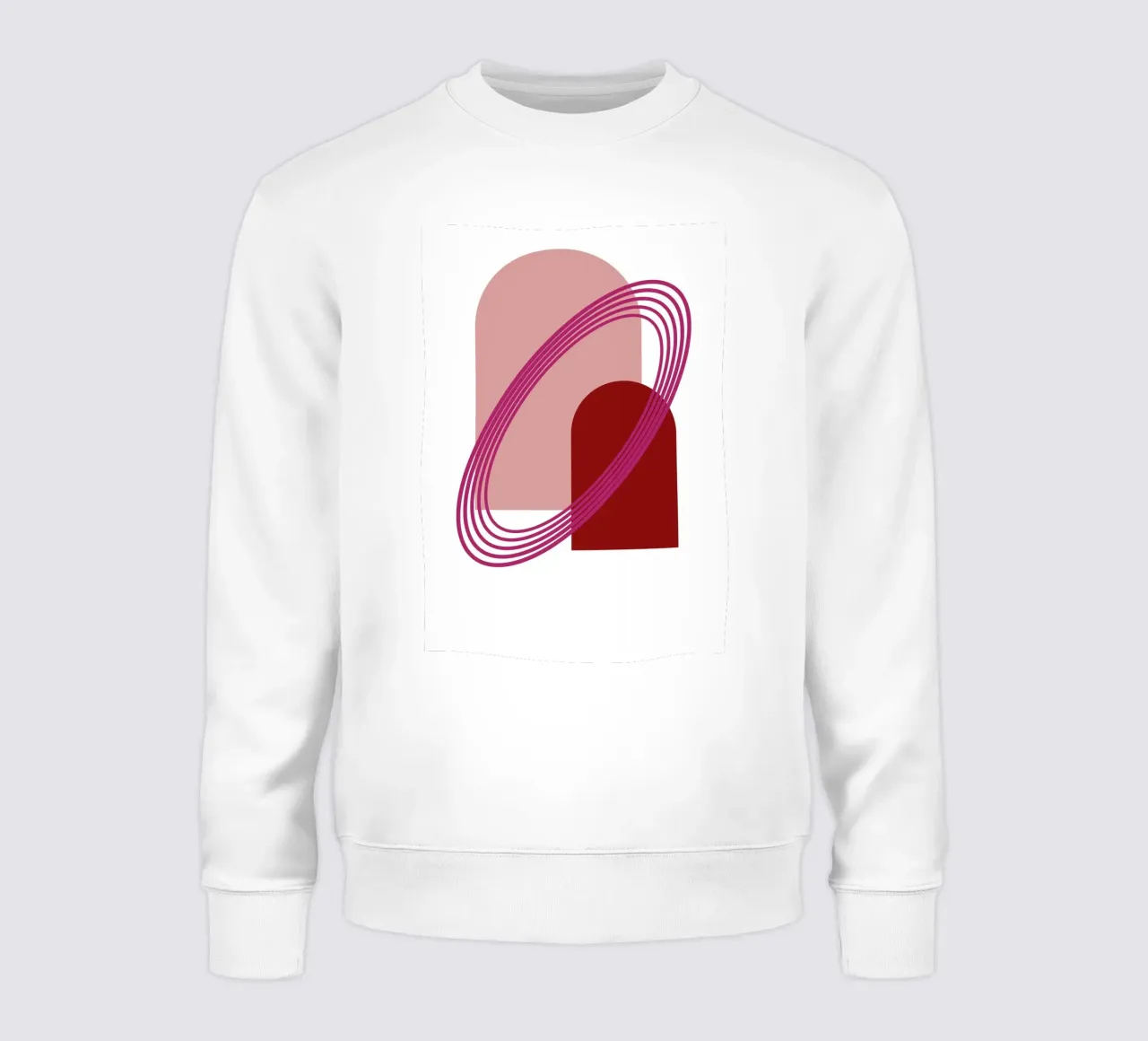 Abstract Archway Harmony - Modern Minimalist Geometric Art P sweatshirt by NorwesClub