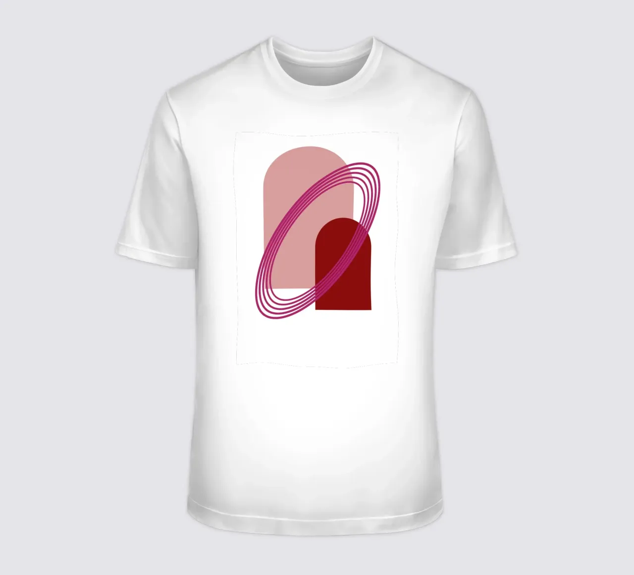 Abstract Archway Harmony - Modern Minimalist Geometric Art P t-shirt by NorwesClub