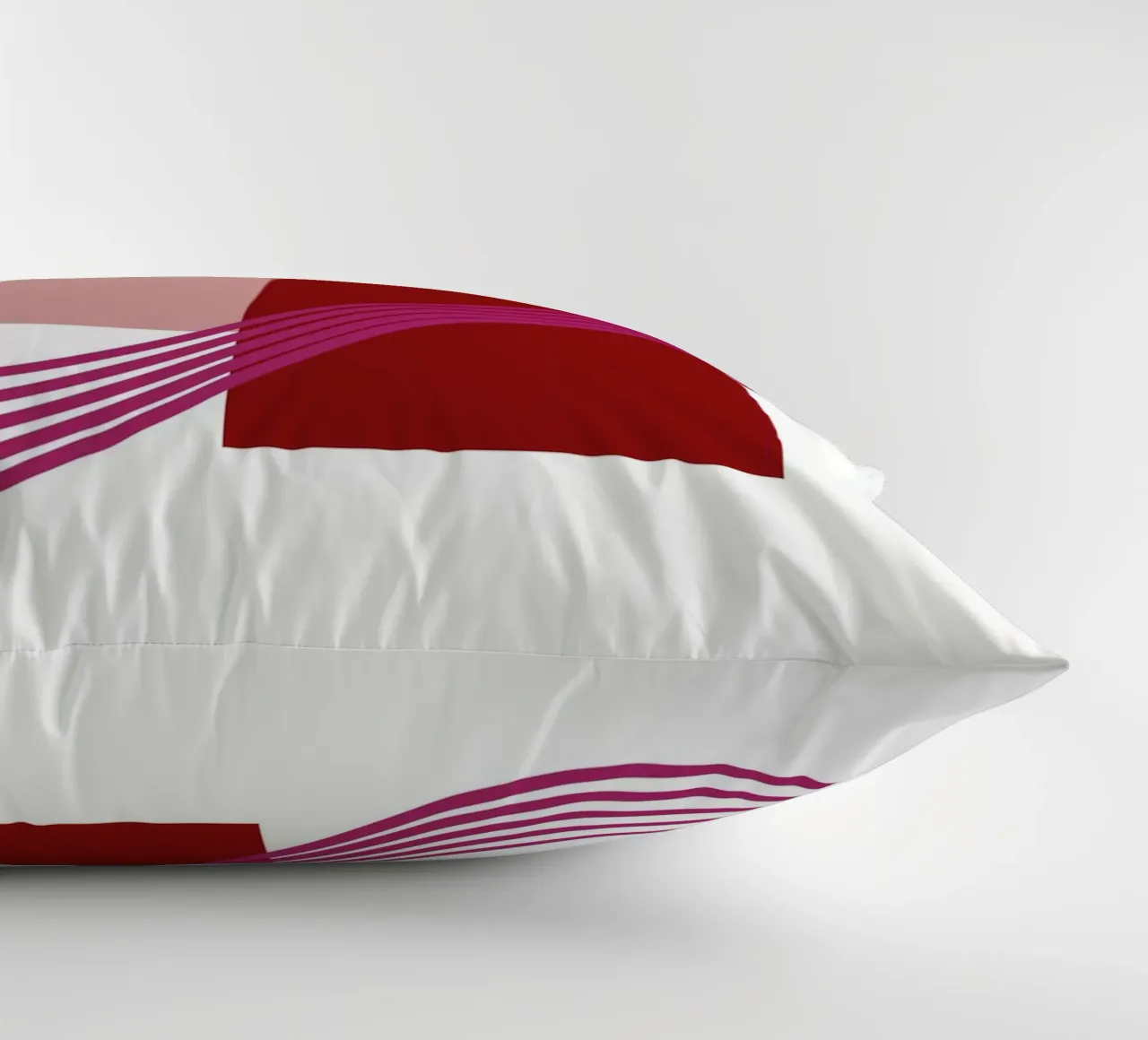 Abstract Archway Harmony - Modern Minimalist Geometric Art P decorative cushion by NorwesClub