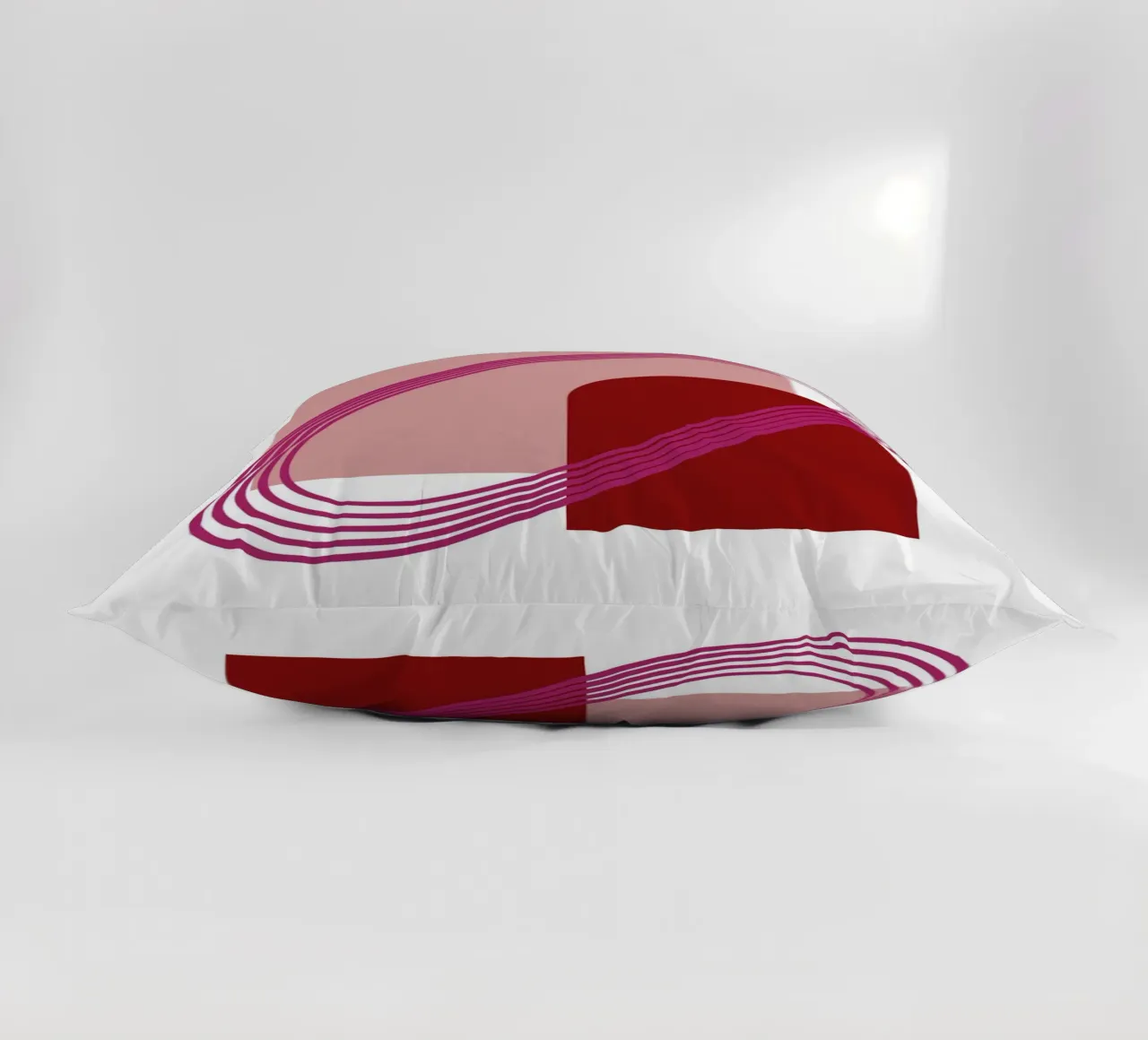 Abstract Archway Harmony - Modern Minimalist Geometric Art P decorative cushion by NorwesClub