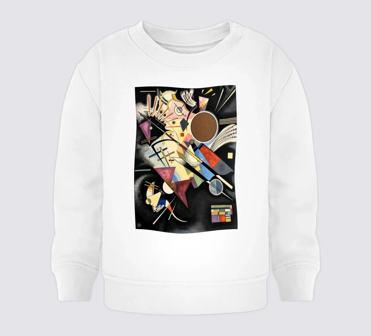 Wassily Kandinsky Accompagnamento in nero felpa neonato da 50 masterpieces
