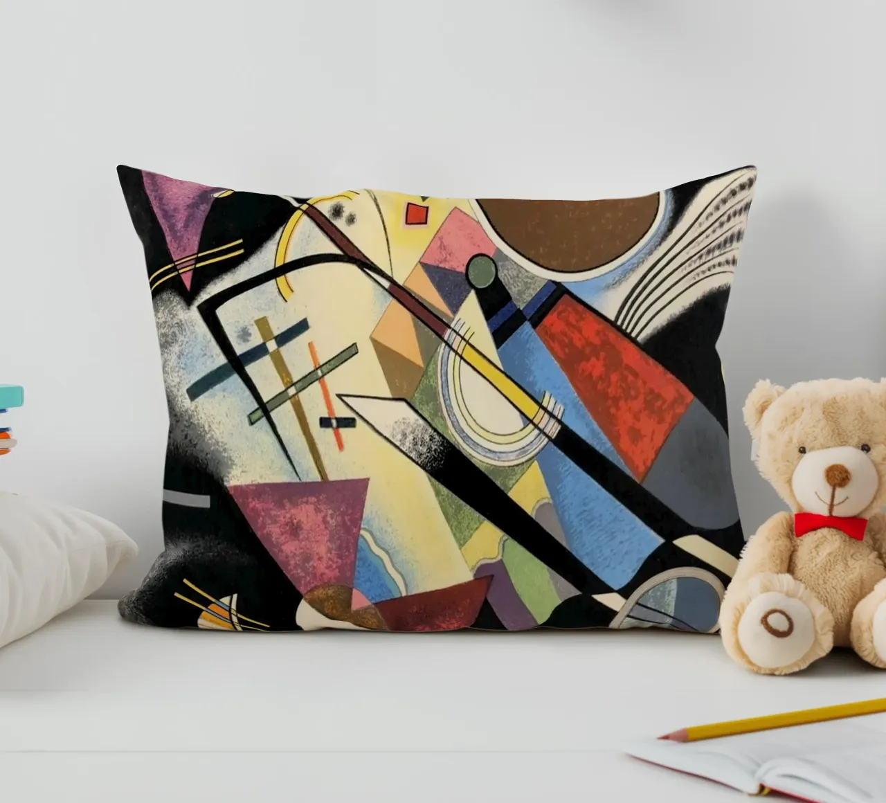 Wassily Kandinsky Accompagnamento in nero cuscino da 50 masterpieces