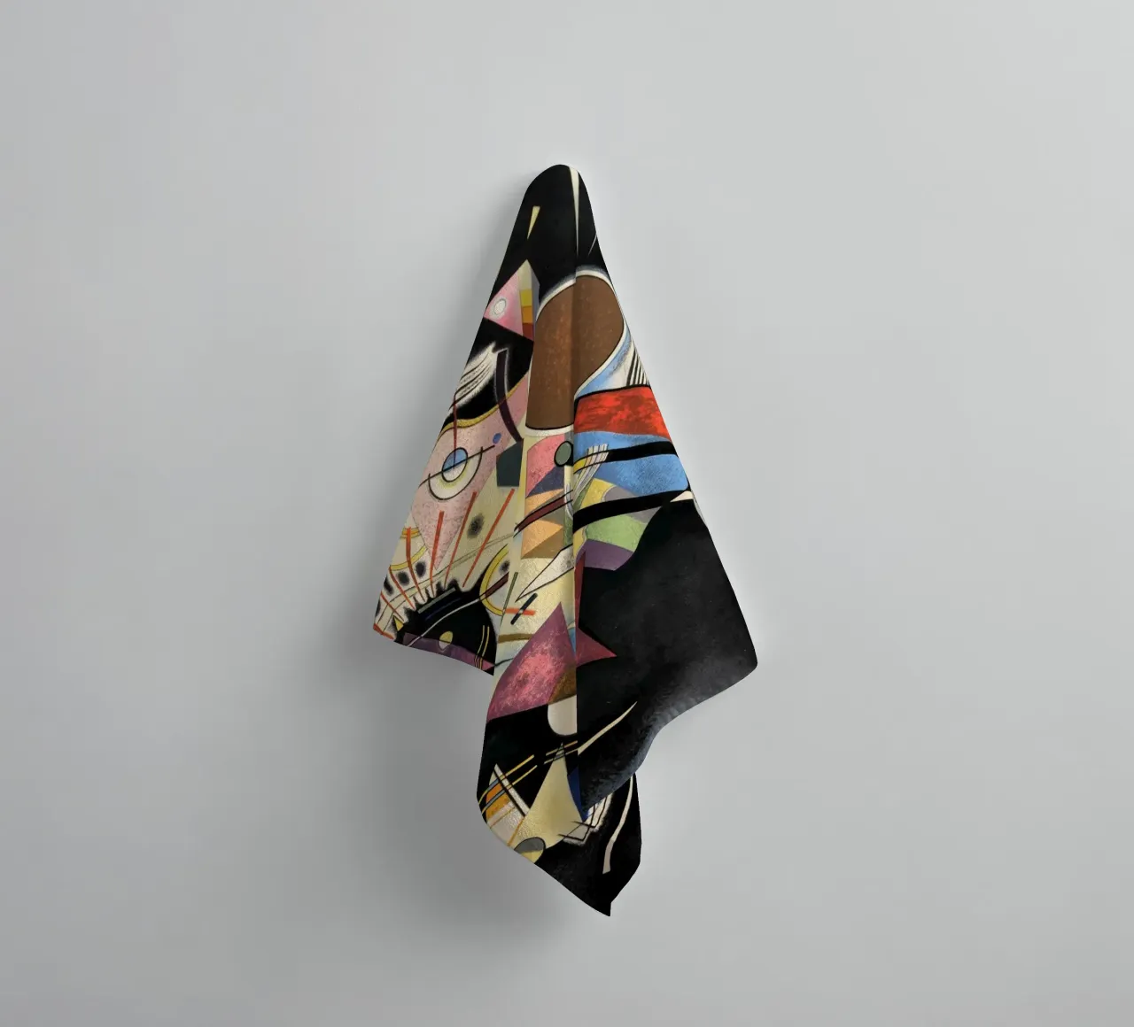 Wassily Kandinsky Accompaniment in black towel by 50 masterpieces