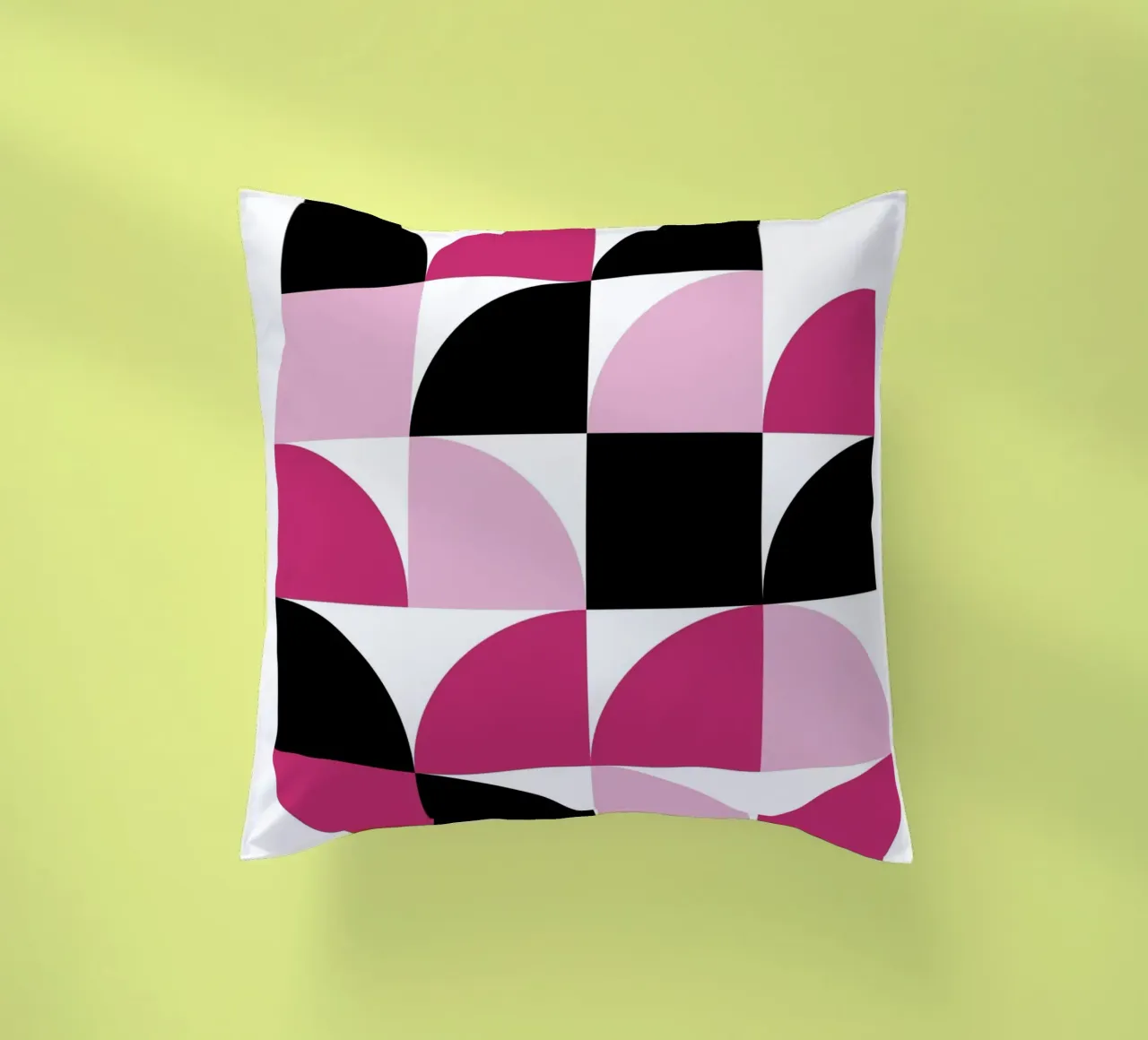 Geometric Delight Pattern - Modern Minimalist Abstract Art P decorative cushion by NorwesClub