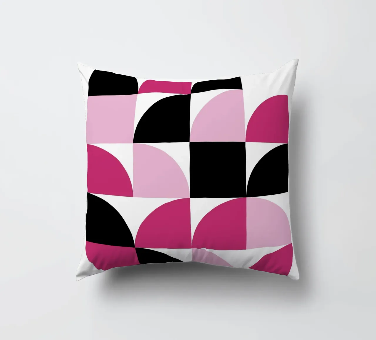 Geometric Delight Pattern - Modern Minimalist Abstract Art P decorative cushion by NorwesClub