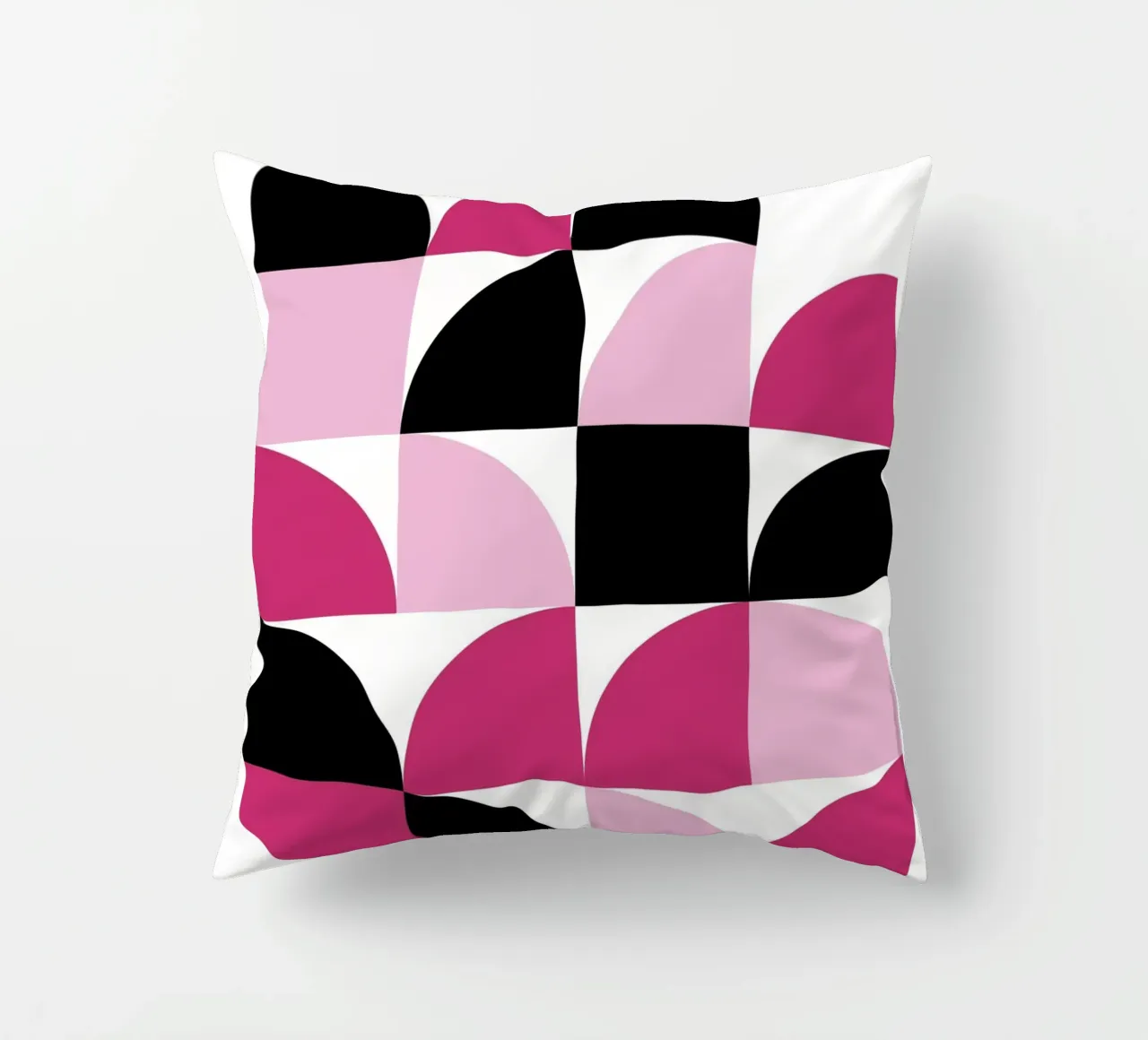 Geometric Delight Pattern - Modern Minimalist Abstract Art P decorative cushion by NorwesClub