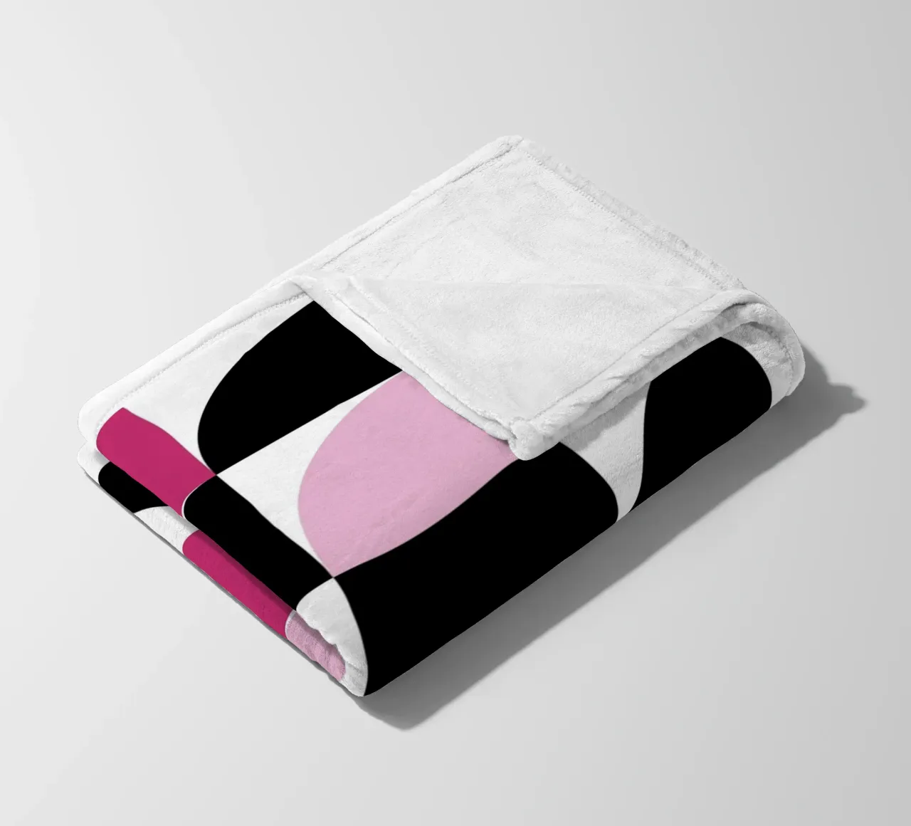 Geometric Delight Pattern - Modern Minimalist Abstract Art P fleece blanket by NorwesClub