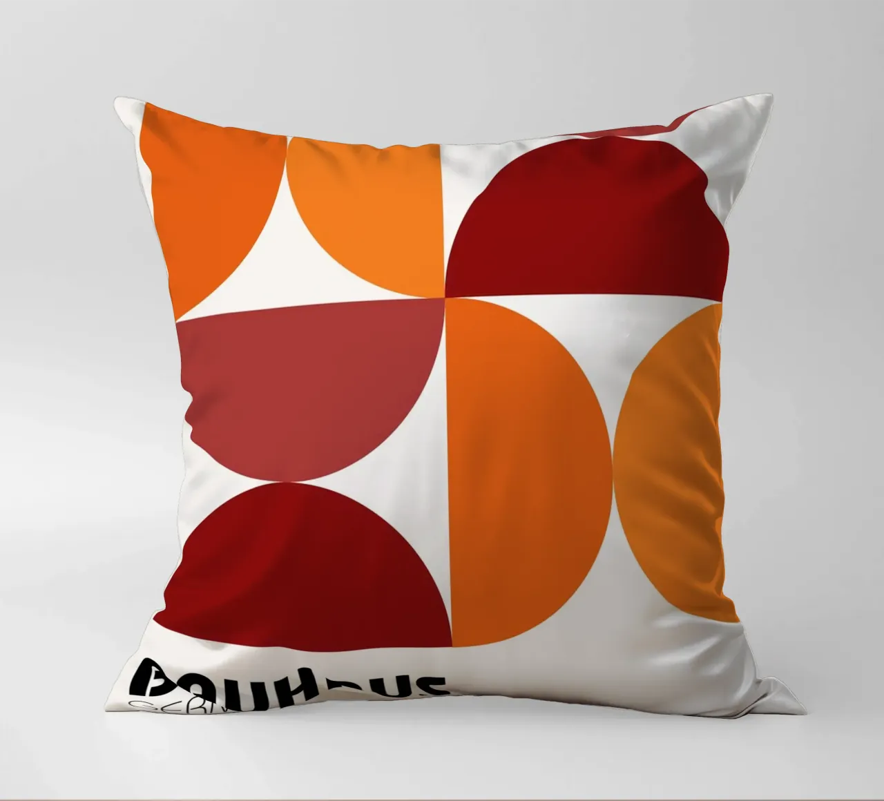 Bauhaus Deutschland Geometrisch Abstrakt - Mid-Century Modern Art Kissen von NorwesClub