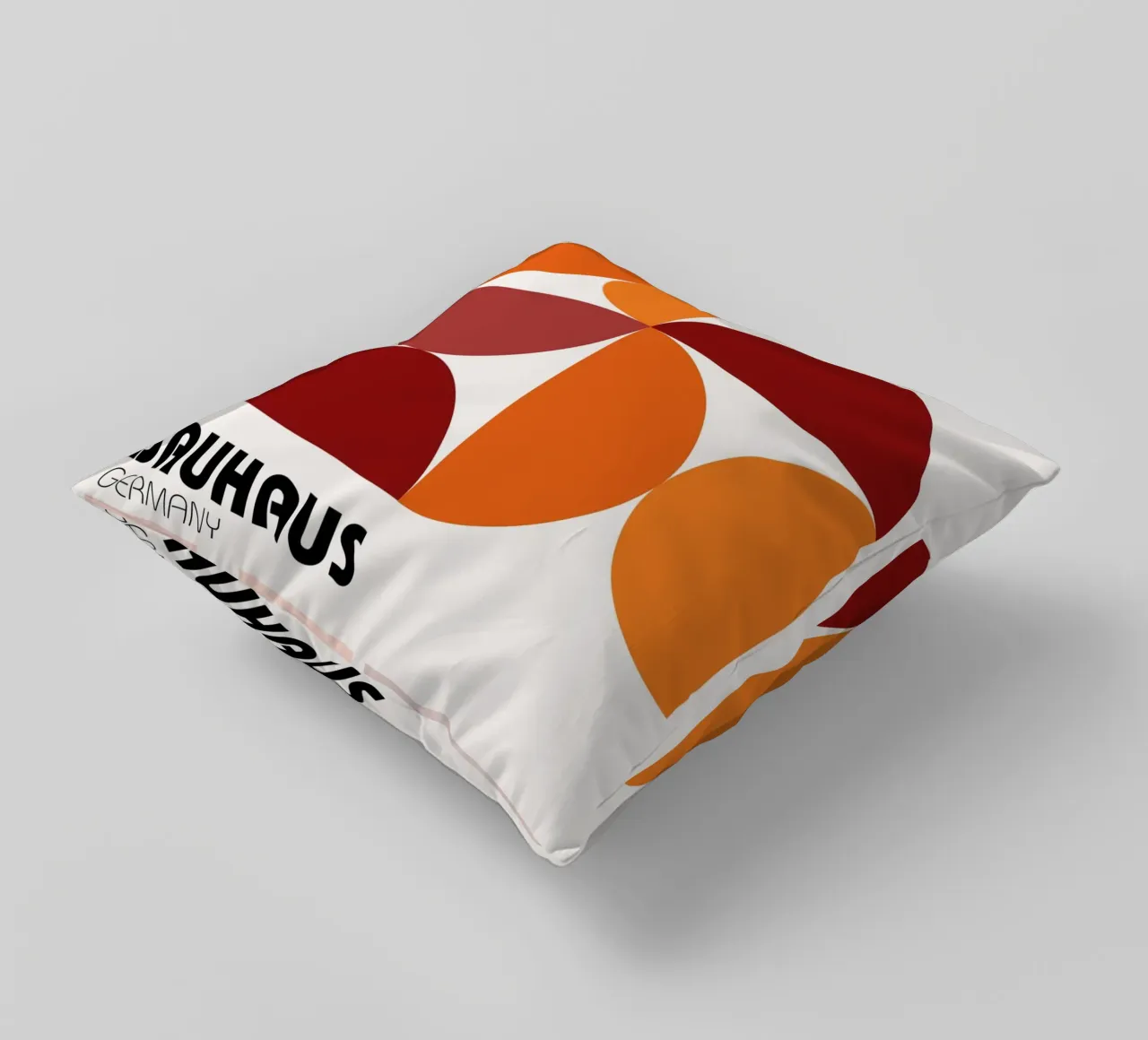 Bauhaus Deutschland Geometrisch Abstrakt - Mid-Century Modern Art Kissen von NorwesClub