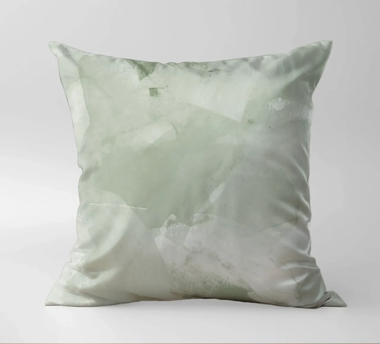 Pennellate di verde 6 cuscino da NouveauPrints